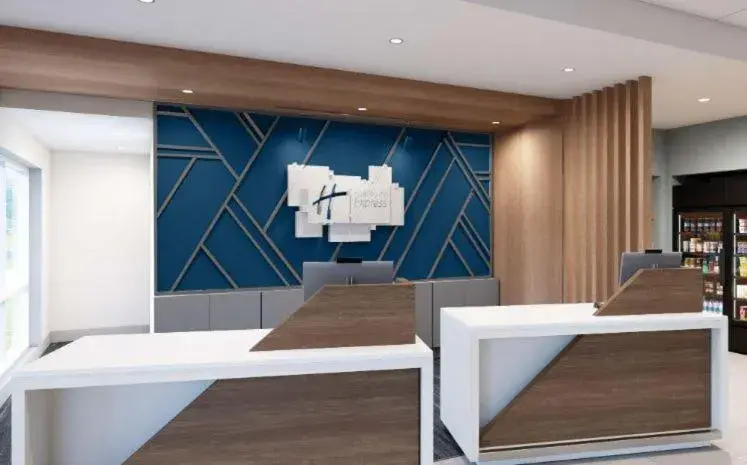 Lobby or reception in Holiday Inn Express & Suites Hawaiian Gardens by IHG Lobby or reception in Holiday Inn Express & Suites Hawaiian Gardens by IHG