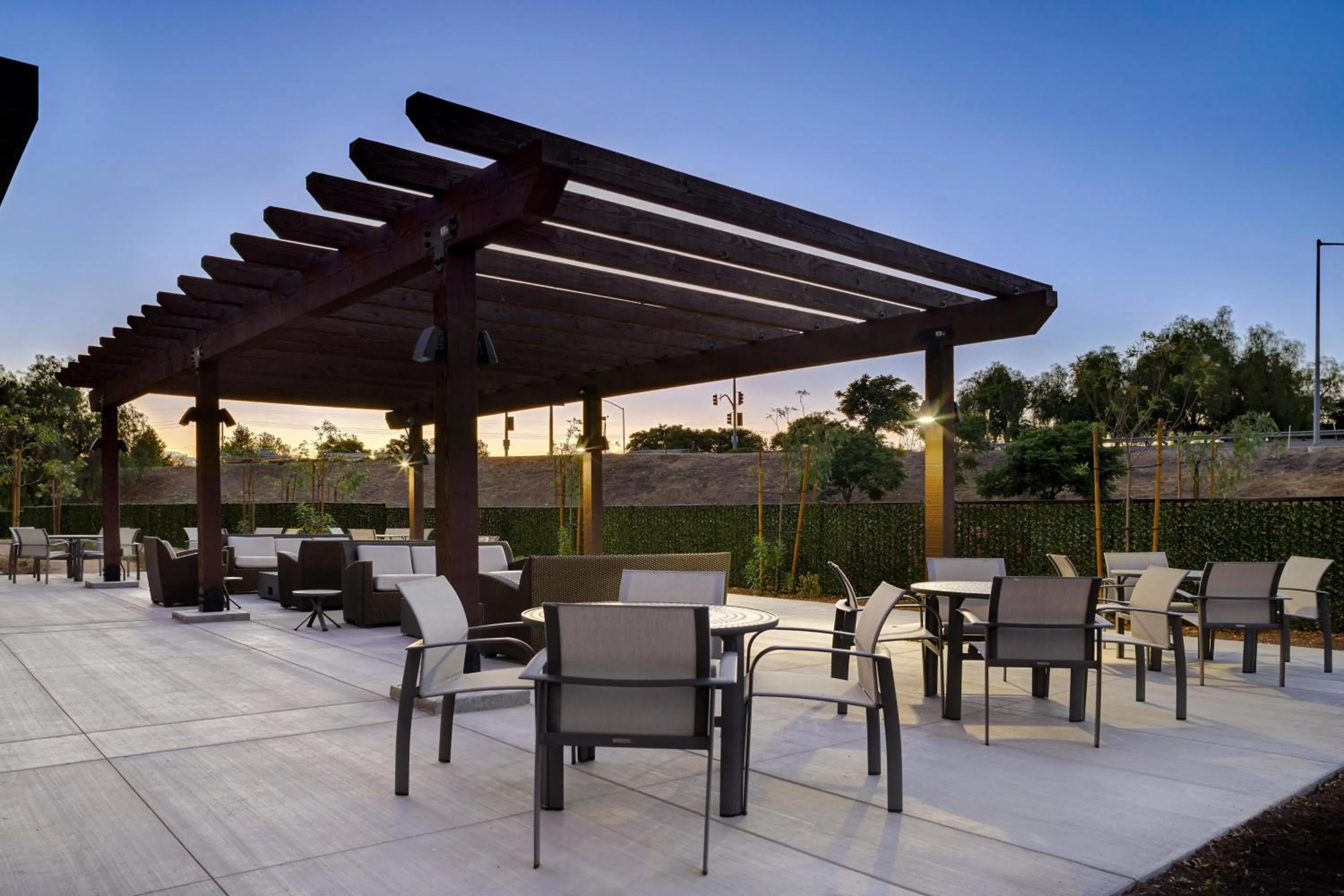 Patio in Holiday Inn Express & Suites Ontario - Chino Hills by IHG