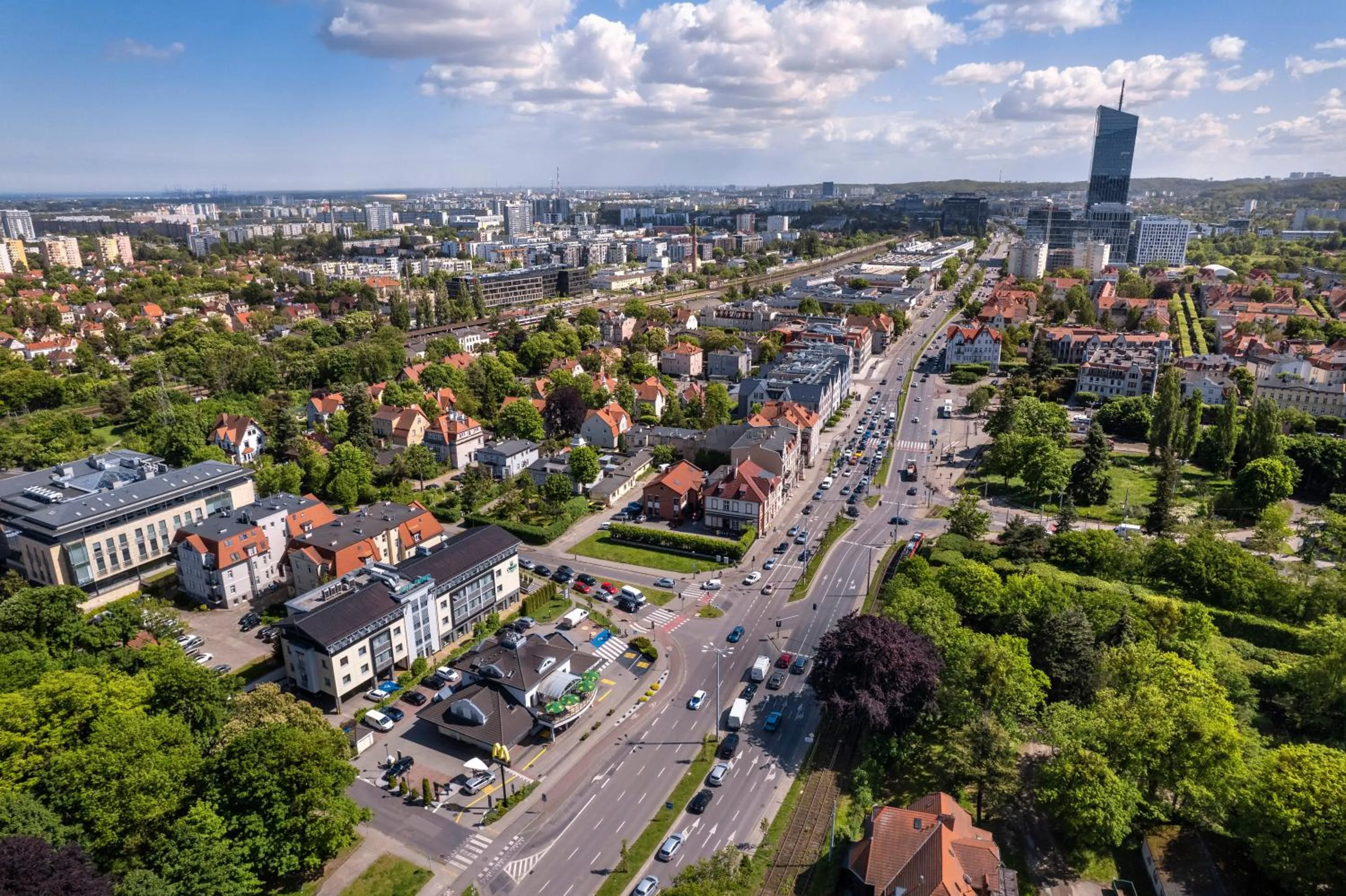 Bird's eye view in Hotel Oliwski