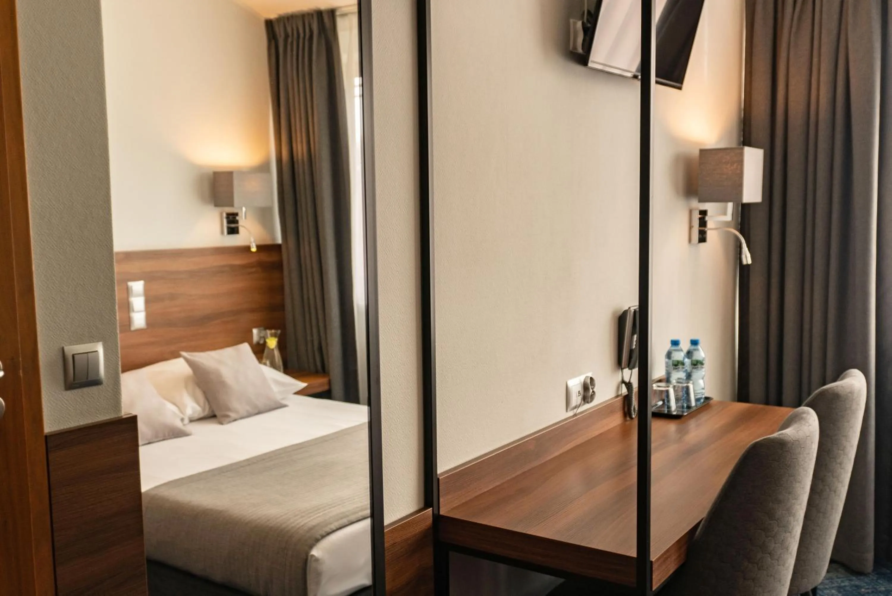 Bed in Hotel Oliwski