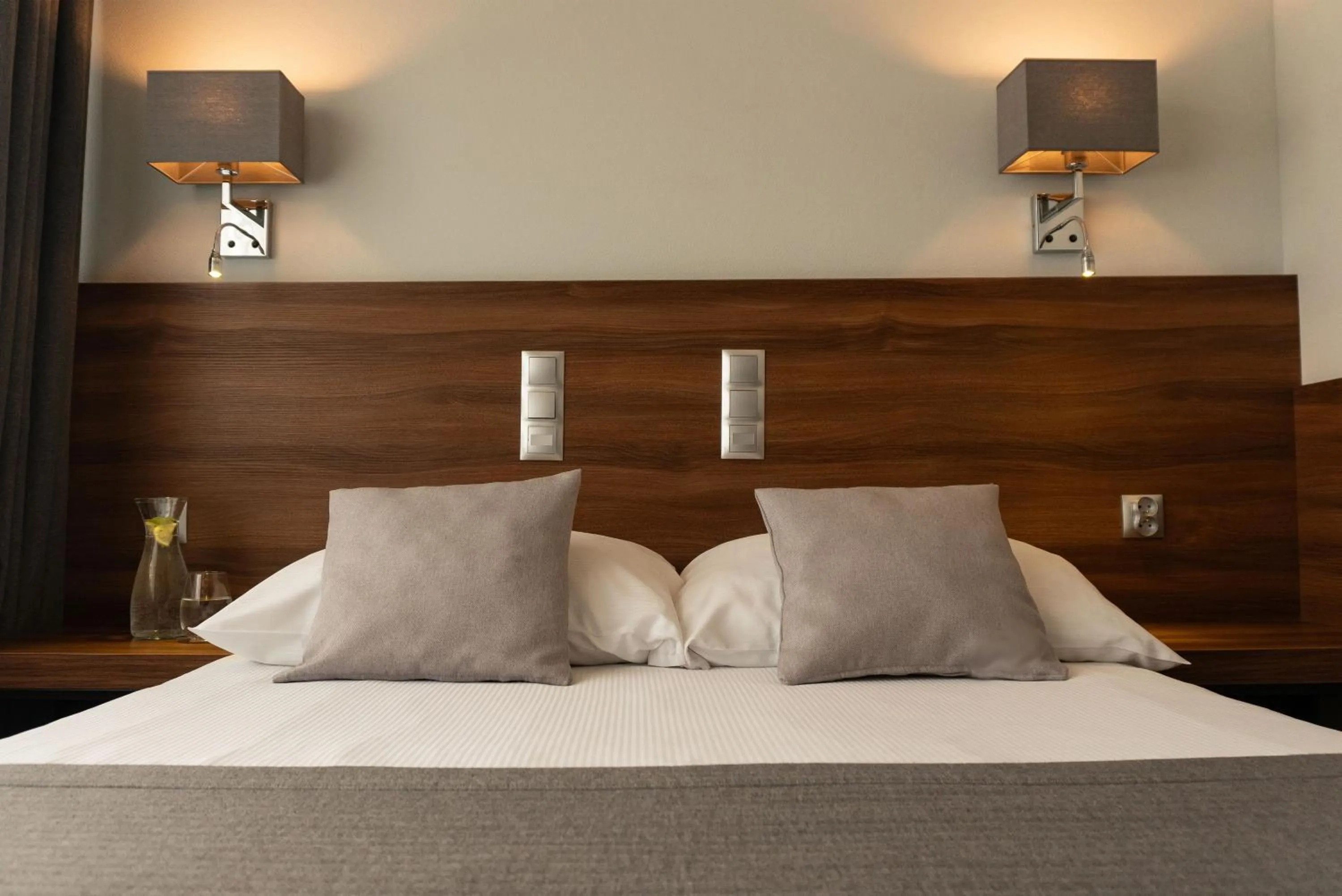 Bed in Hotel Oliwski