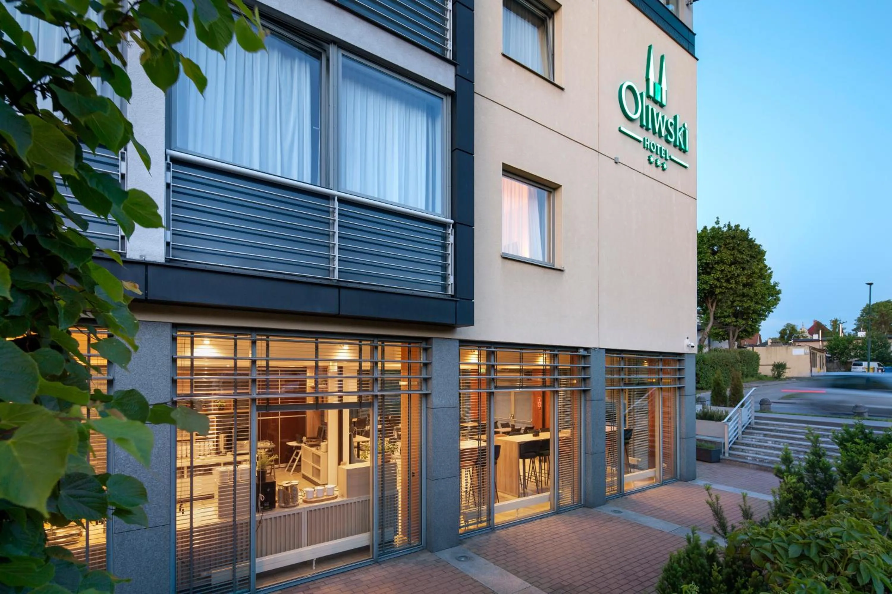 Facade/entrance in Hotel Oliwski