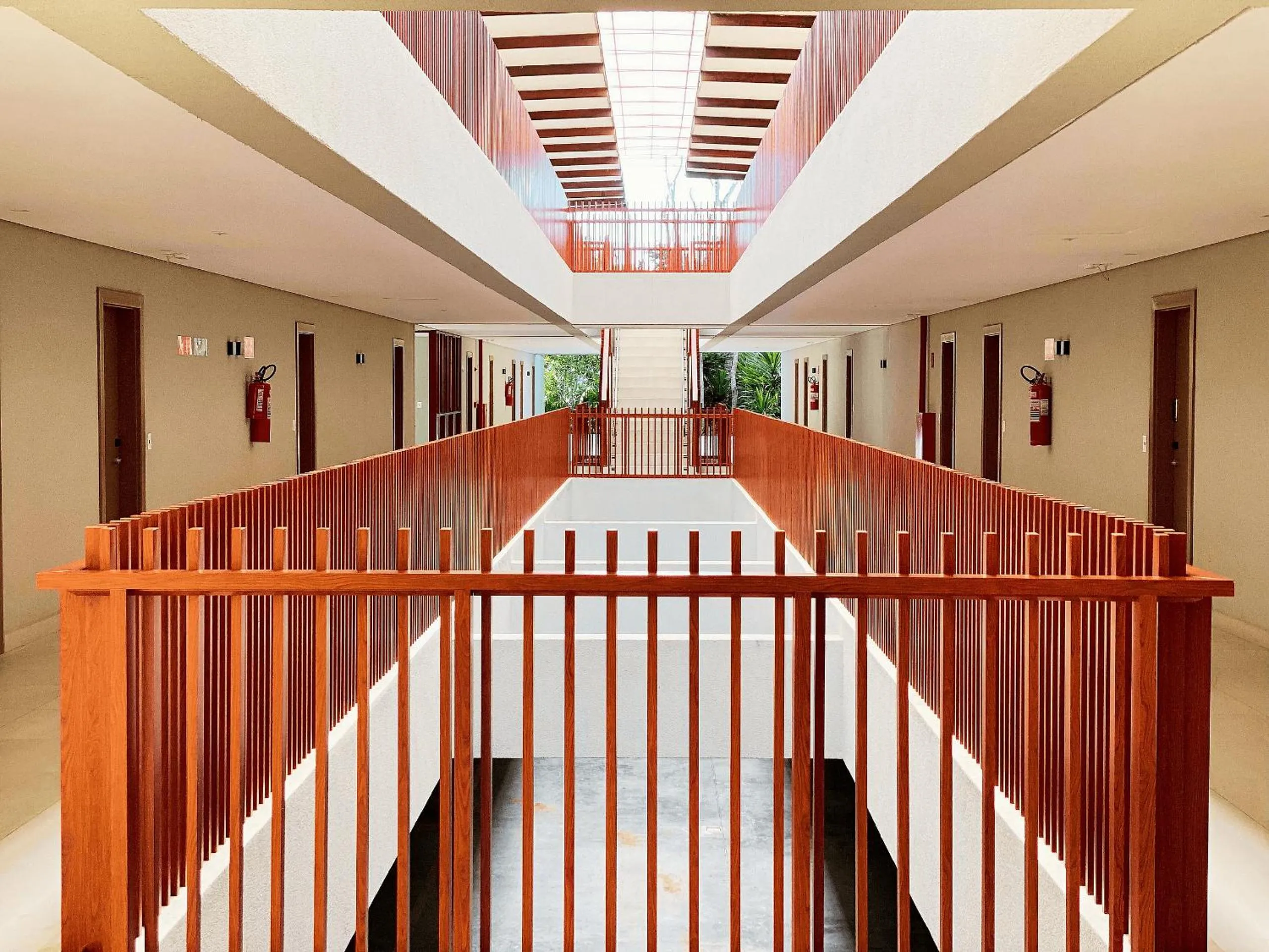 Area and facilities in Flat Île de Pipa Bali Vista Piscina - By Almare