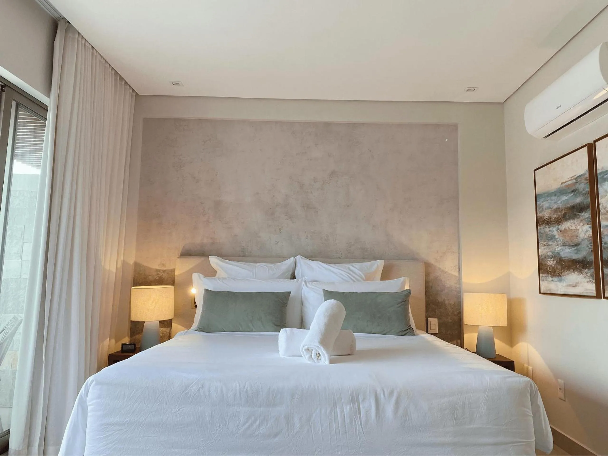 Bed in Flat Île de Pipa Bali Vista Piscina - By Almare