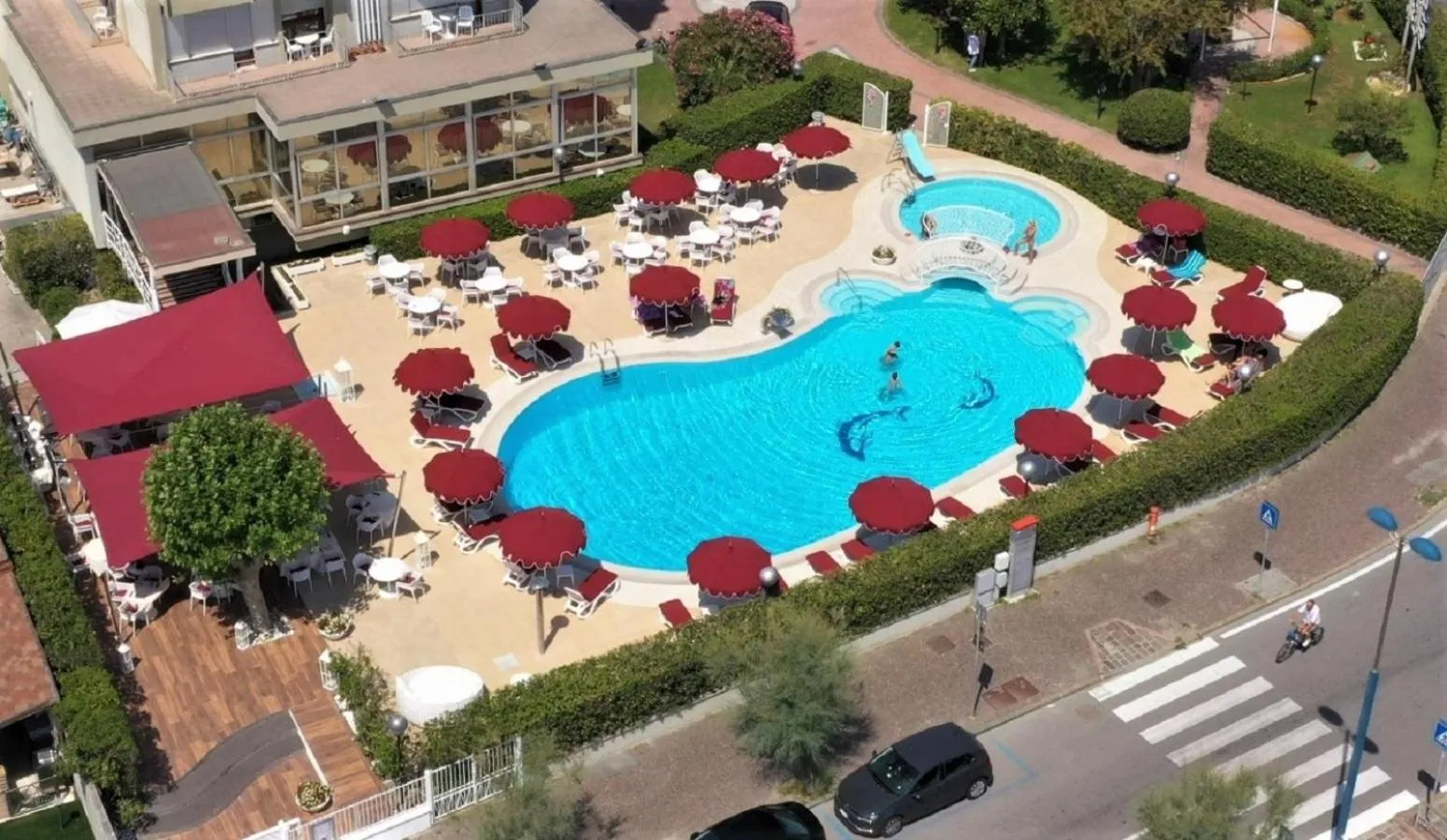 Bird's eye view in Hotel Le Tegnue