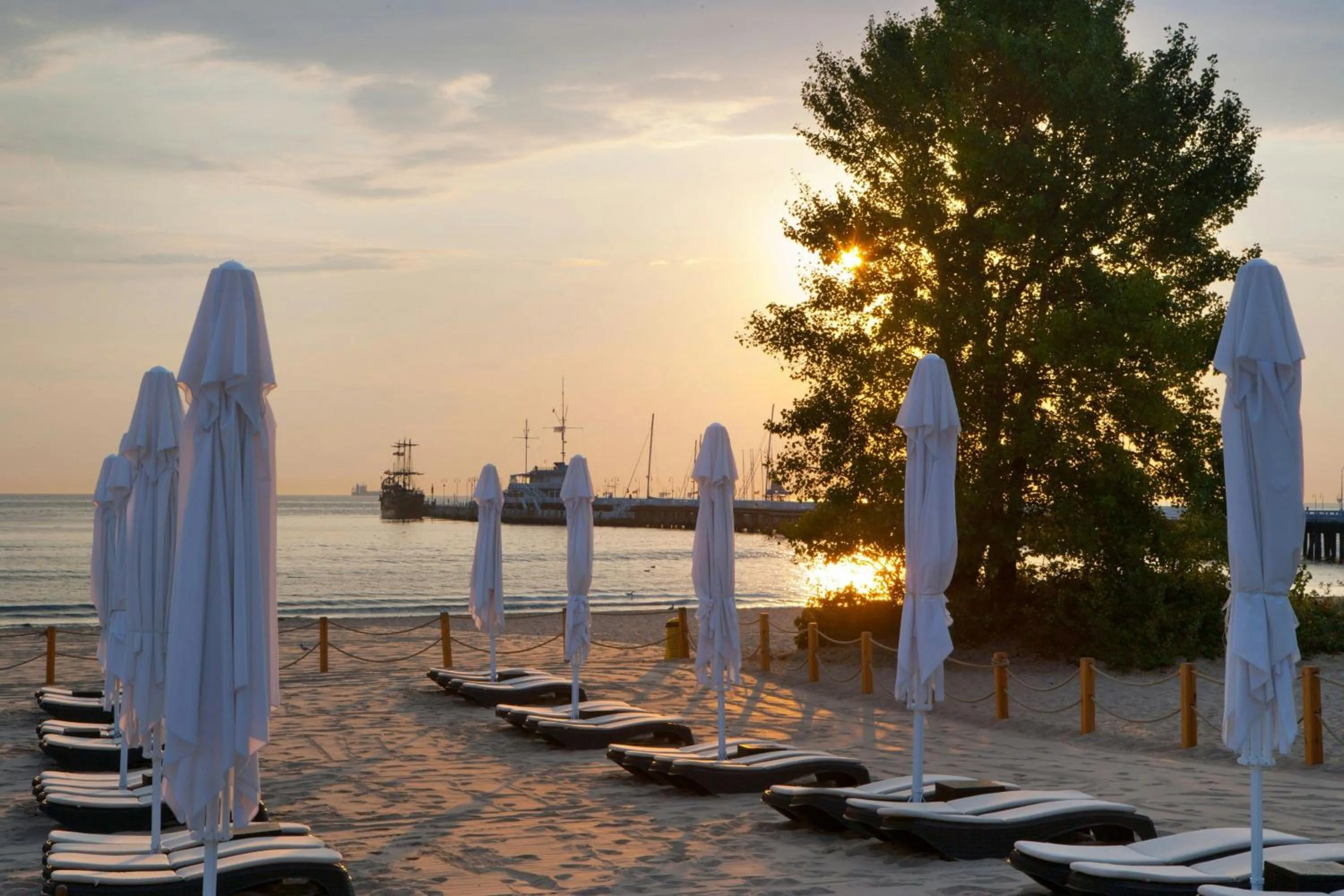 Beach in Sheraton Sopot Hotel