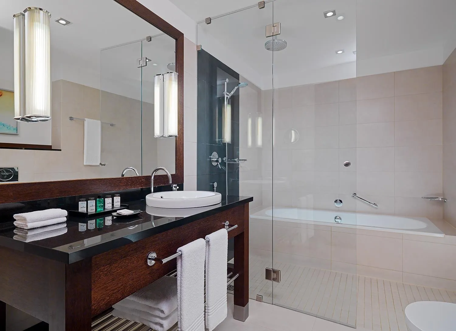 Shower in Sheraton Sopot Hotel