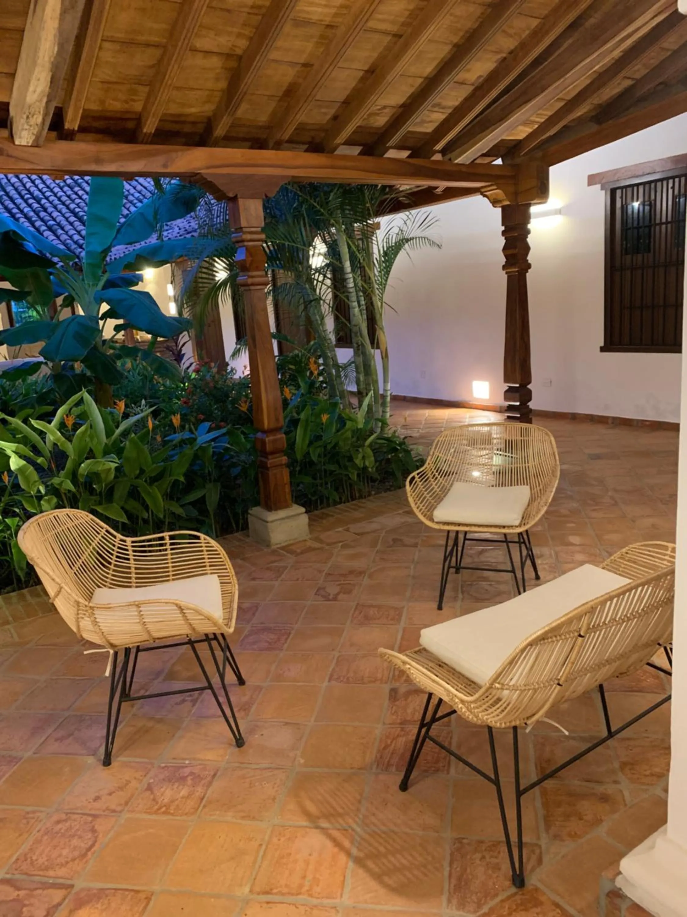 Seating area in Karakali Boutique Hotel