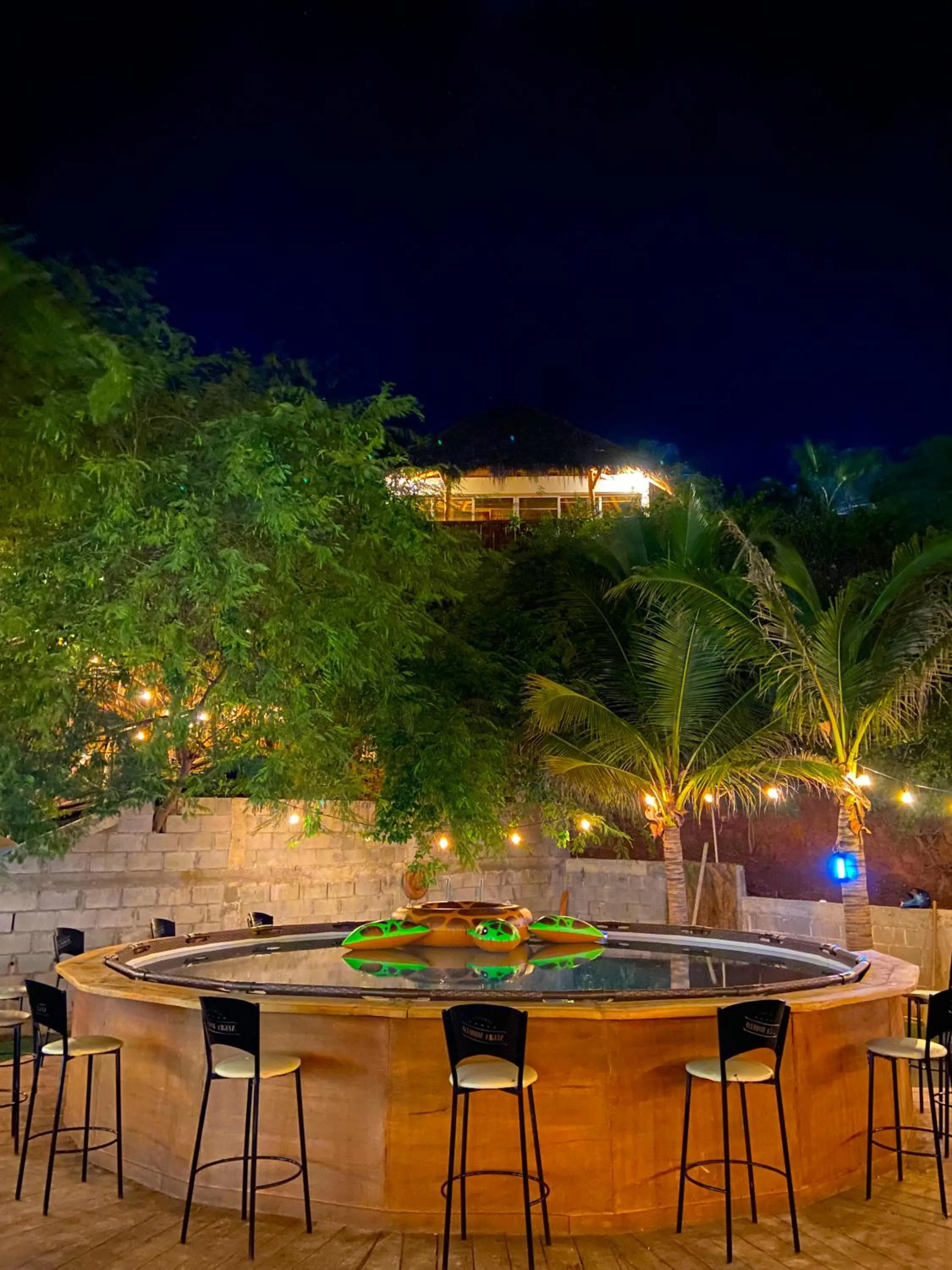 Patio in Palm Valley Cabins