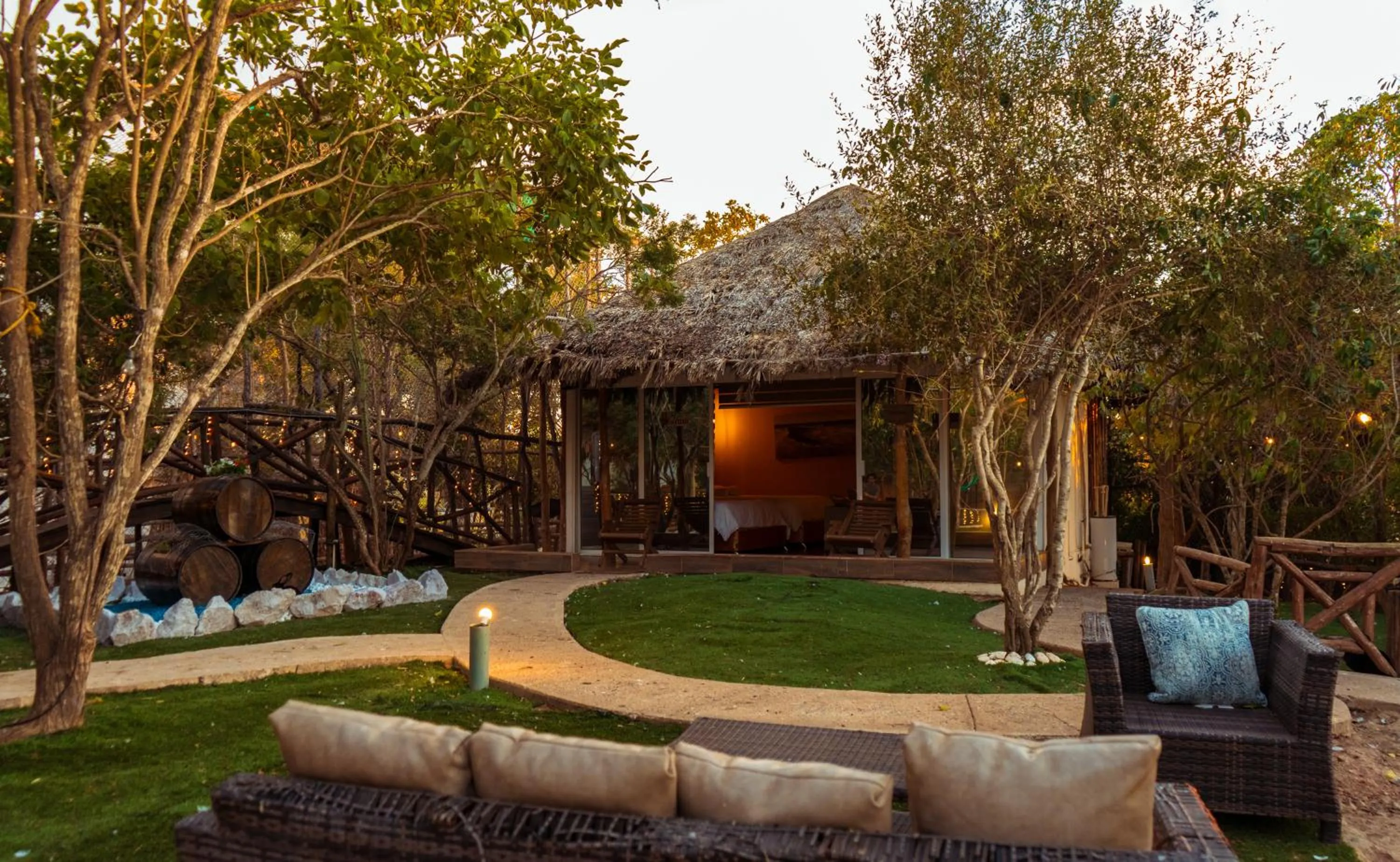 Property building in Palm Valley Cabins