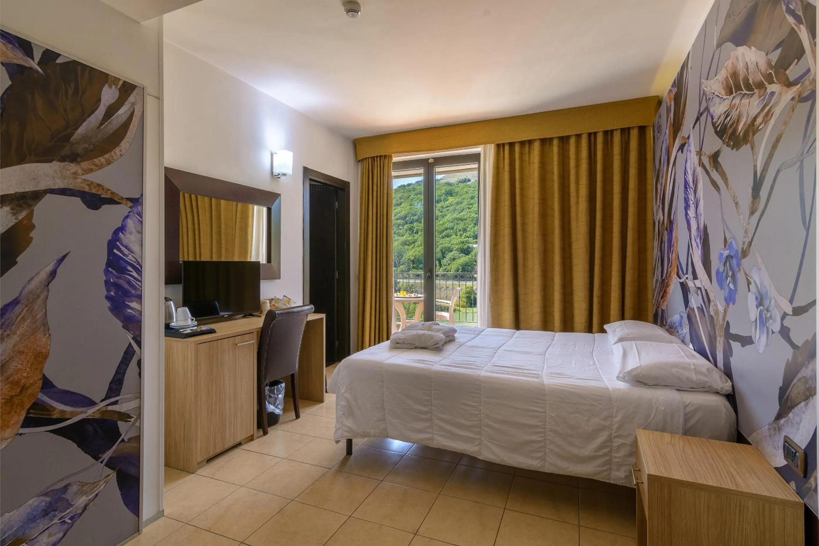 Bedroom, Bed in Hotel Terme Capasso