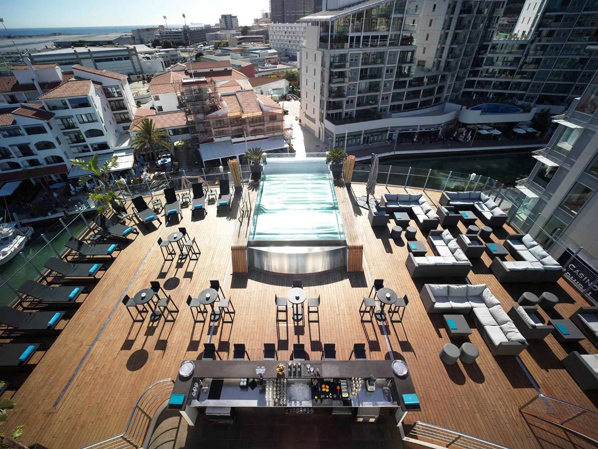 Swimming pool in Sunborn Gibraltar