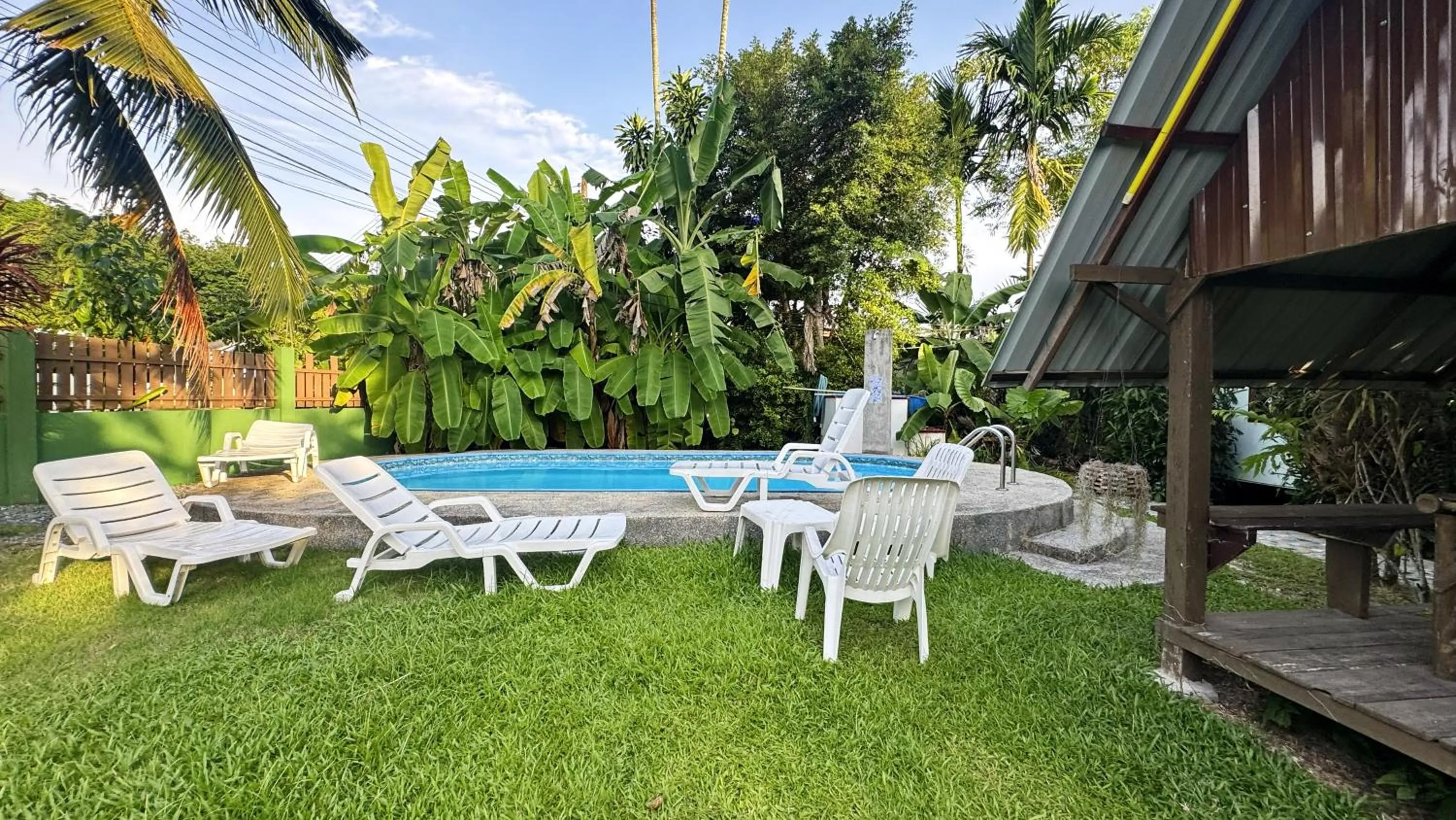Swimming pool in Swiss Chalet Garden, Pool Resort