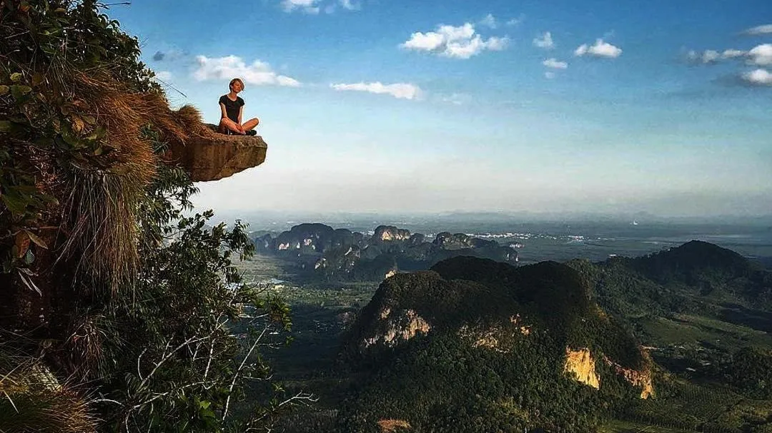 Hiking in Swiss Chalet Garden, Pool Resort