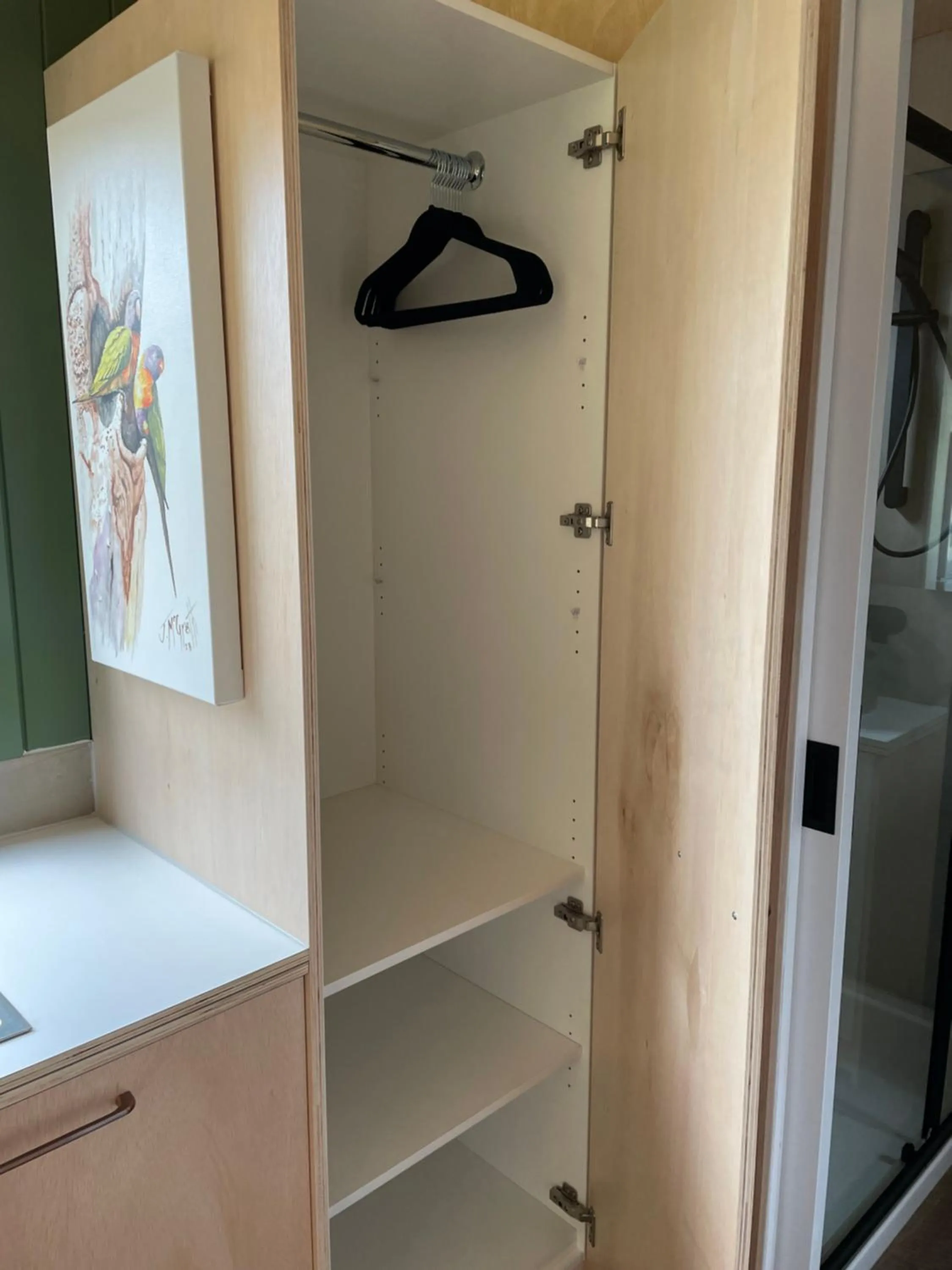 wardrobe in Marlo Hideaway