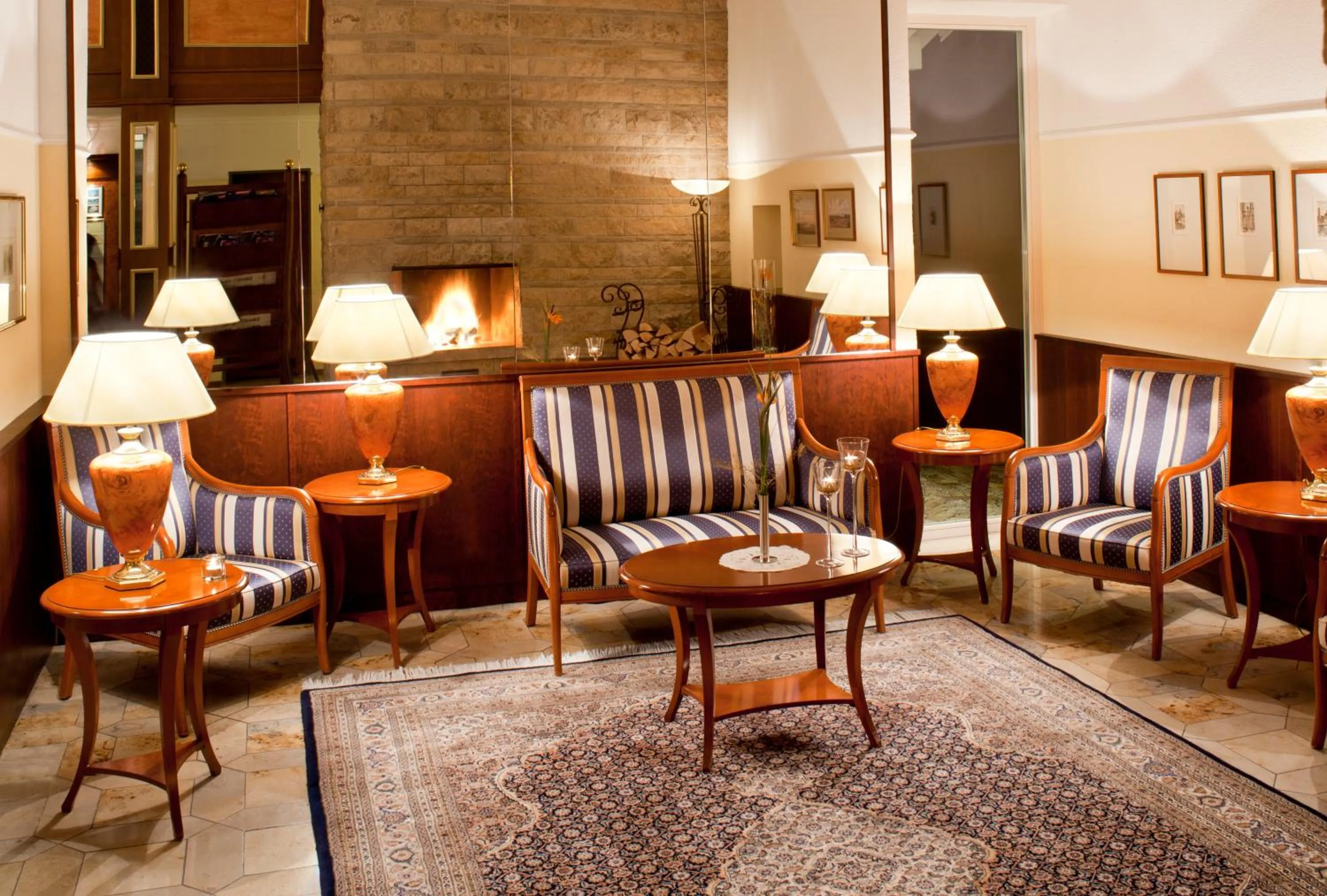 Communal lounge/ TV room in Hotel Hofmark