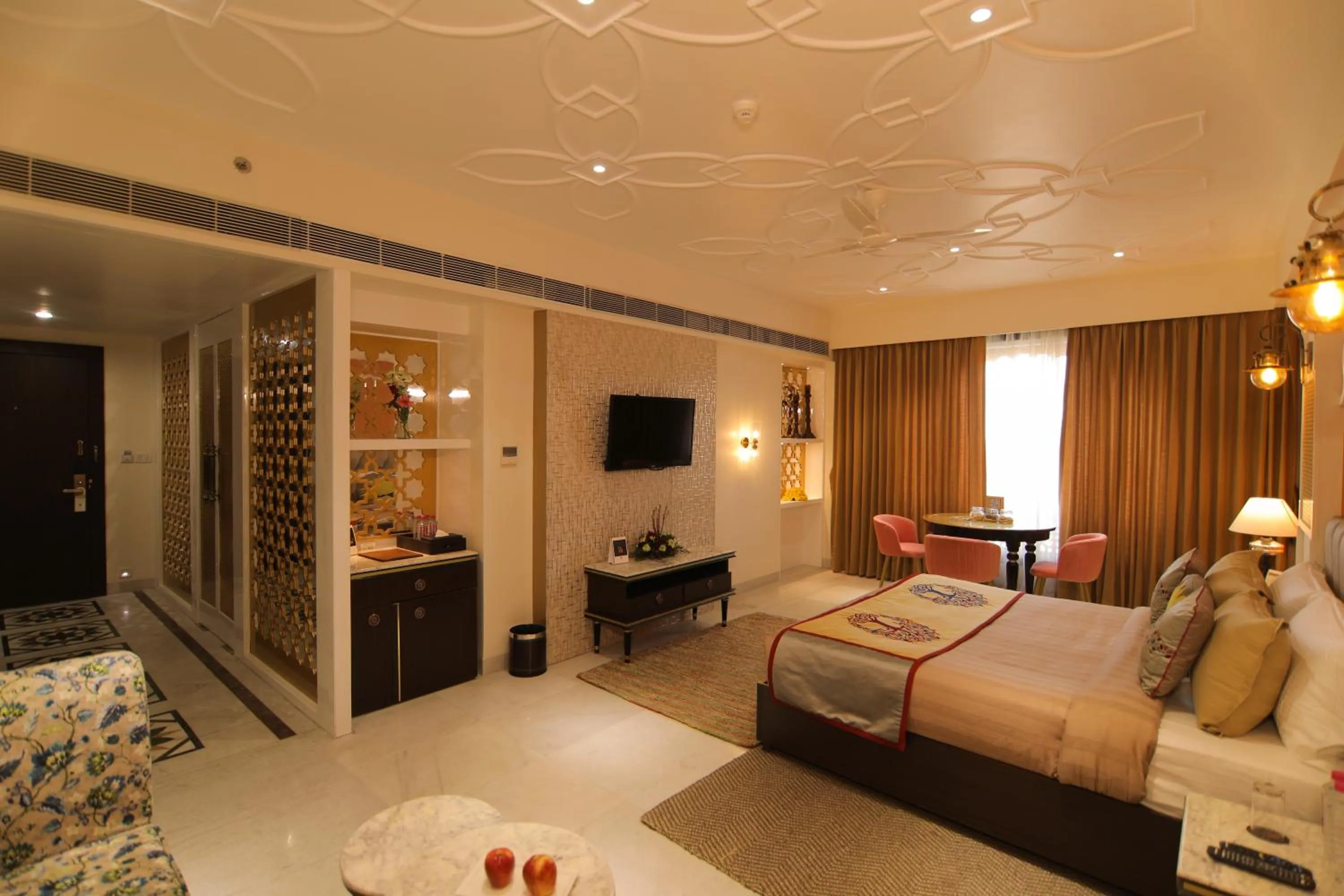 Bed in juSTa Ssatva Resort, Udaipur