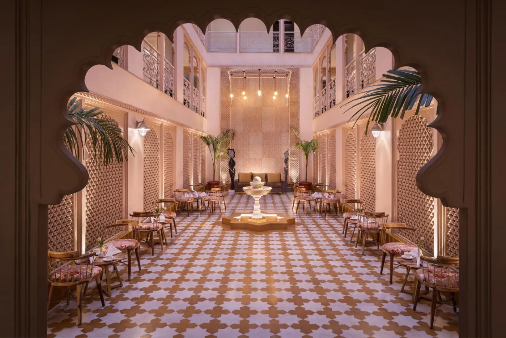 Lounge or bar in juSTa Ssatva Resort, Udaipur