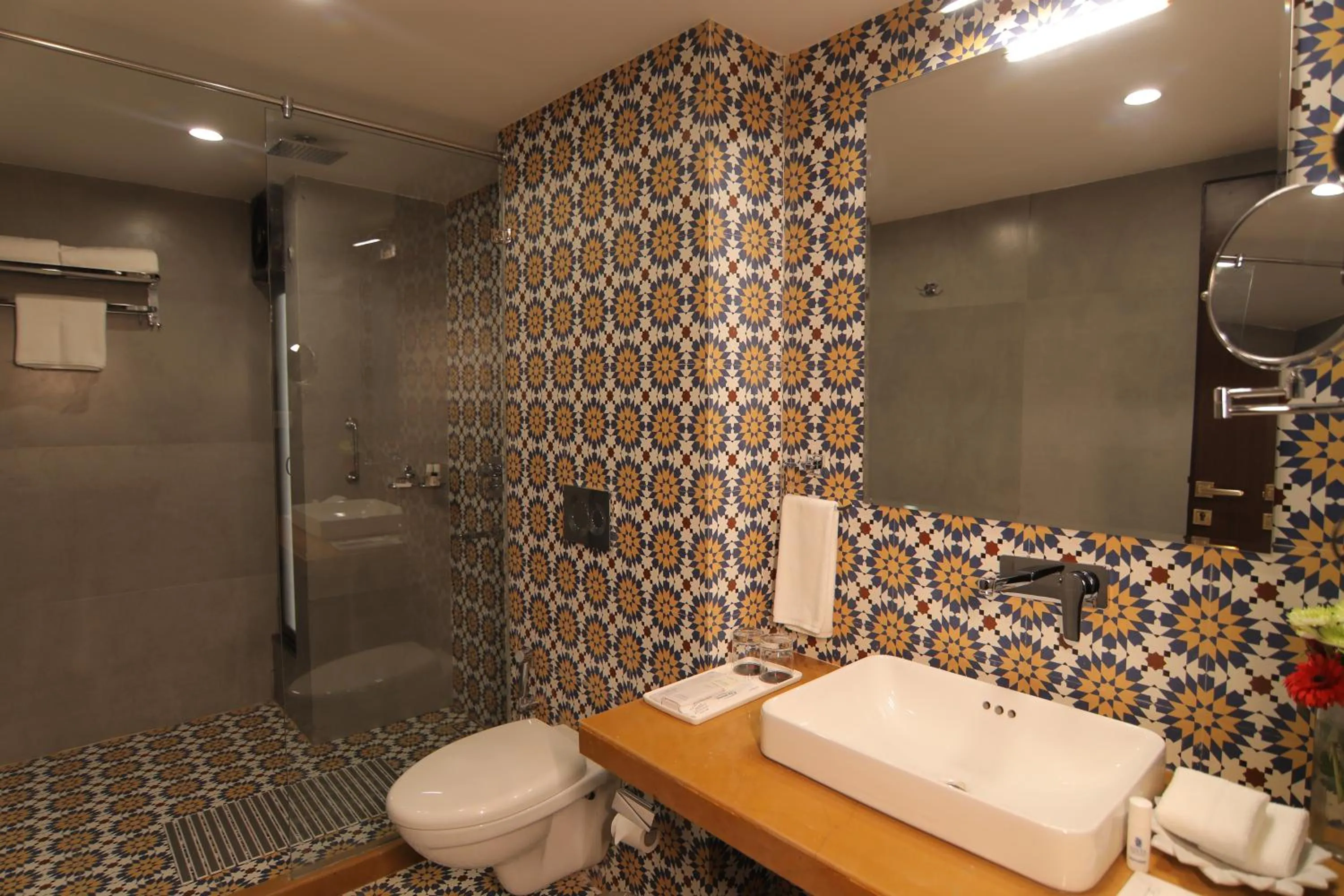 Bathroom in juSTa Ssatva Resort, Udaipur