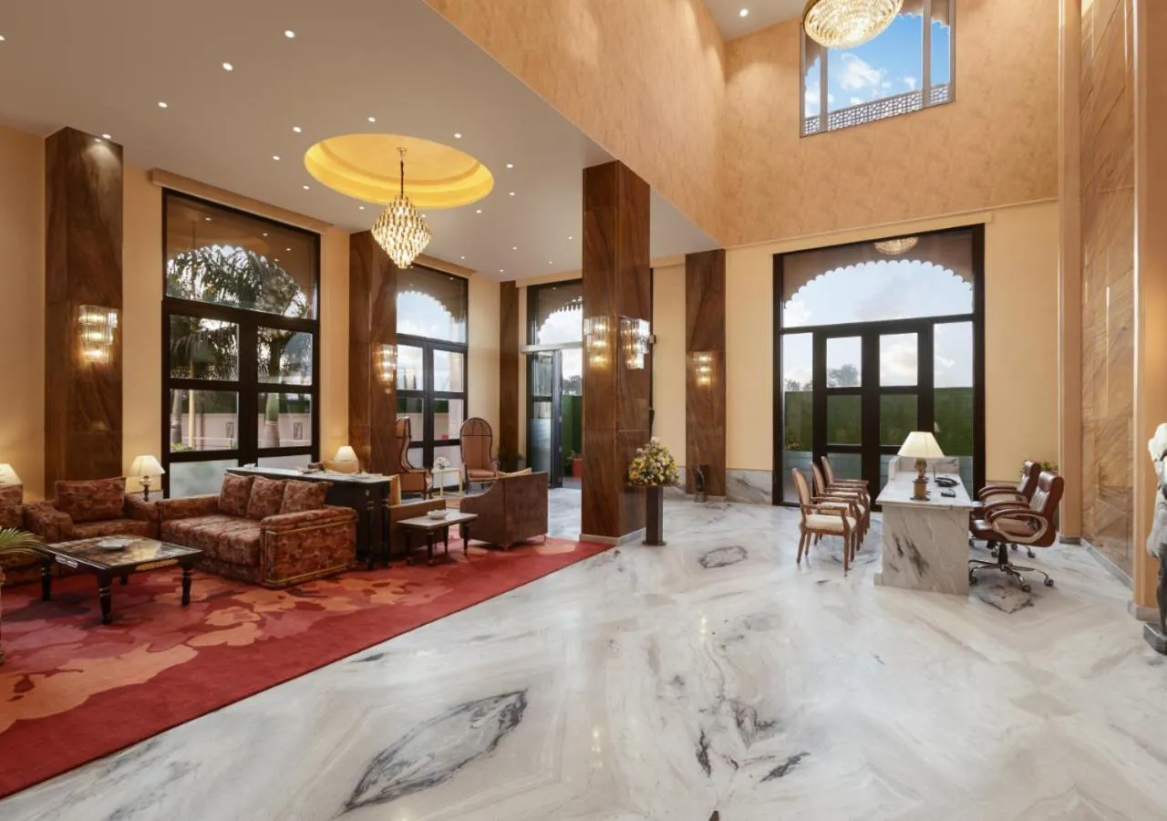 Lobby or reception in juSTa Ssatva Resort, Udaipur