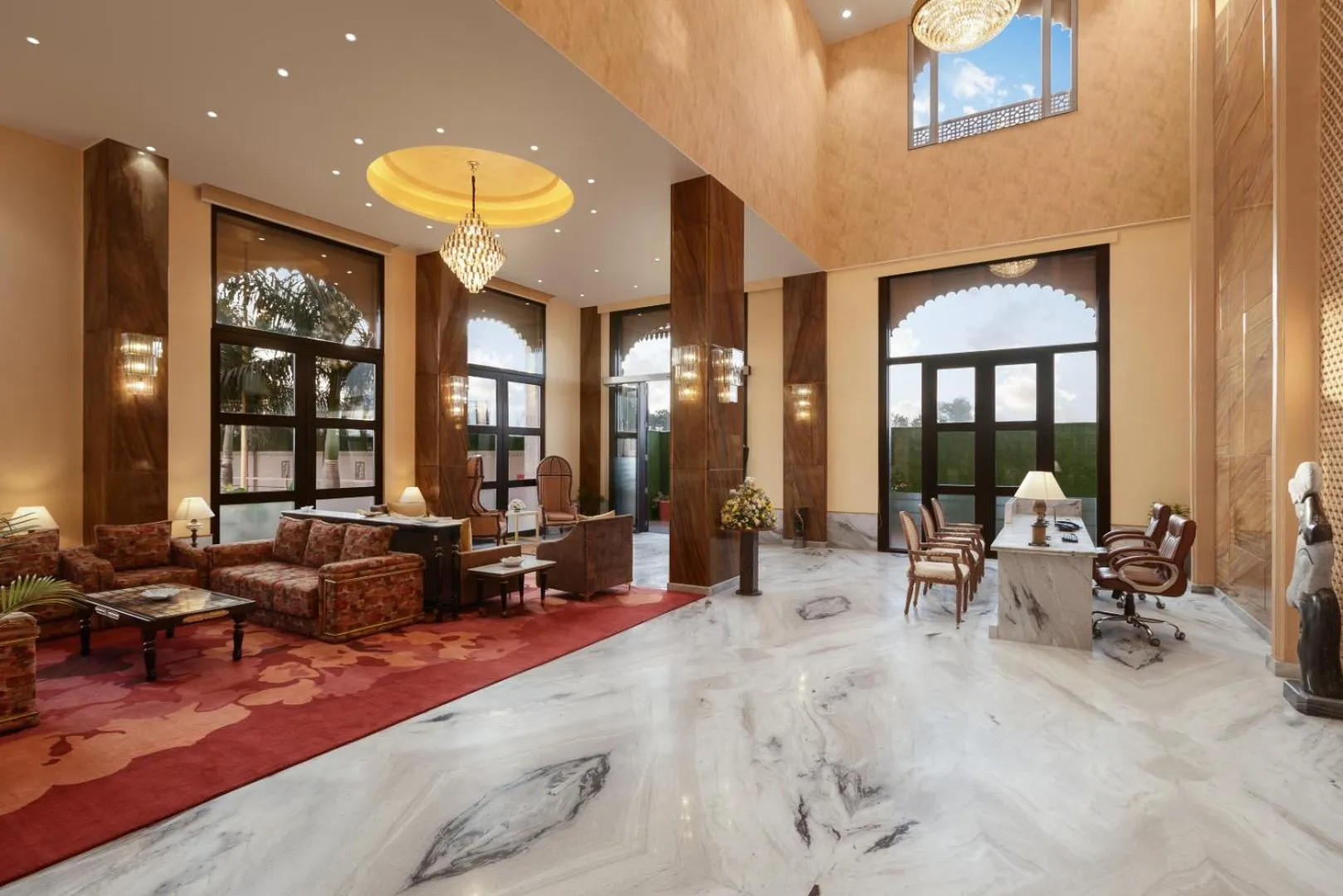 Lobby or reception in juSTa Ssatva Resort, Udaipur