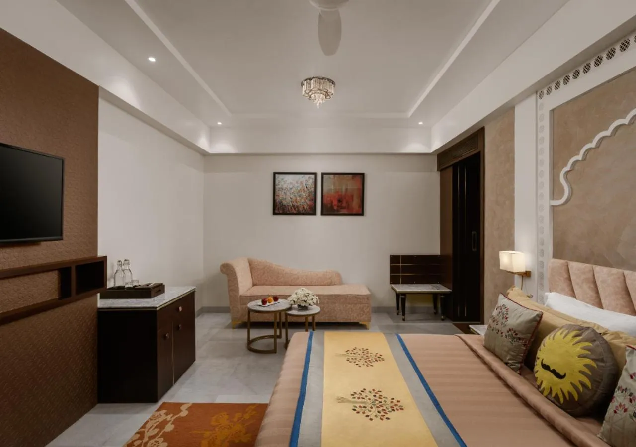 Living room in juSTa Ssatva Resort, Udaipur