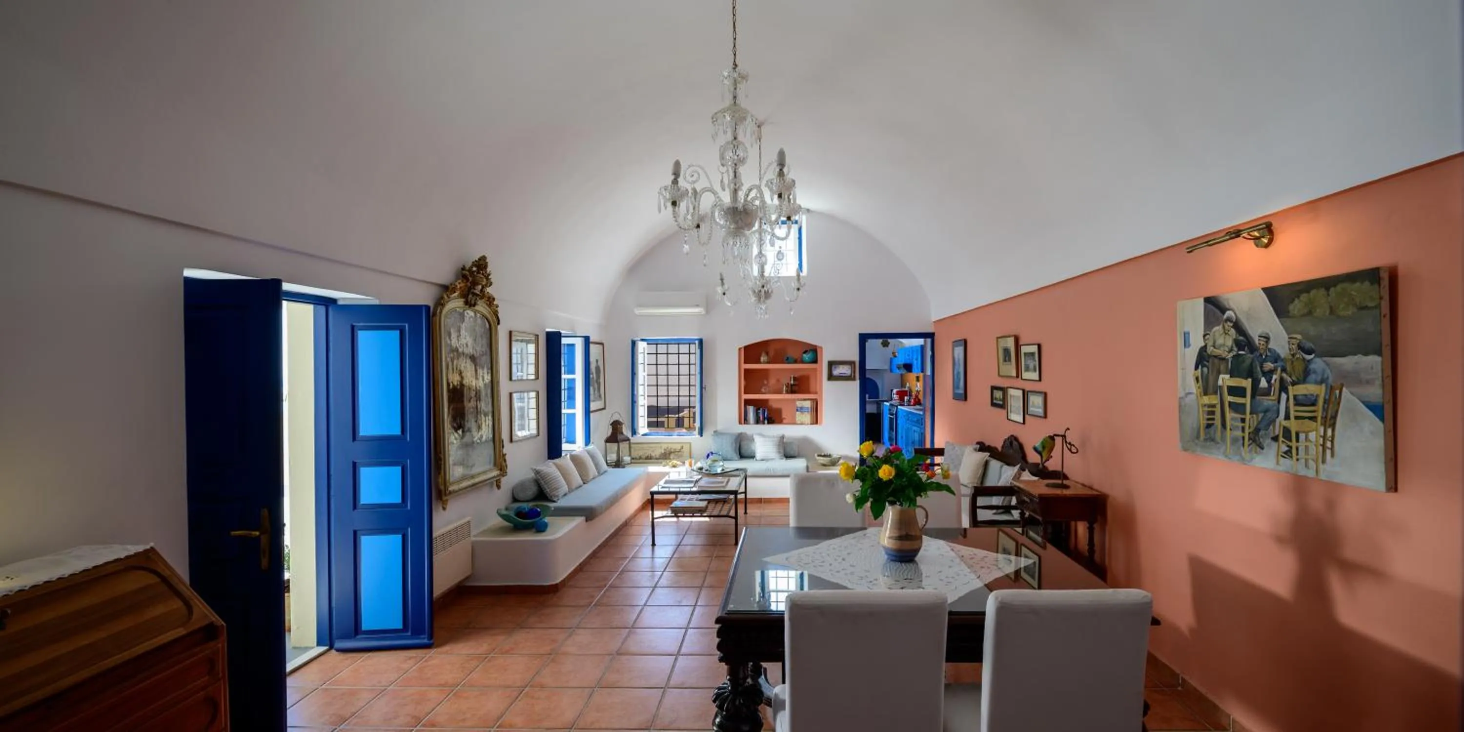 Living room in Astraea House