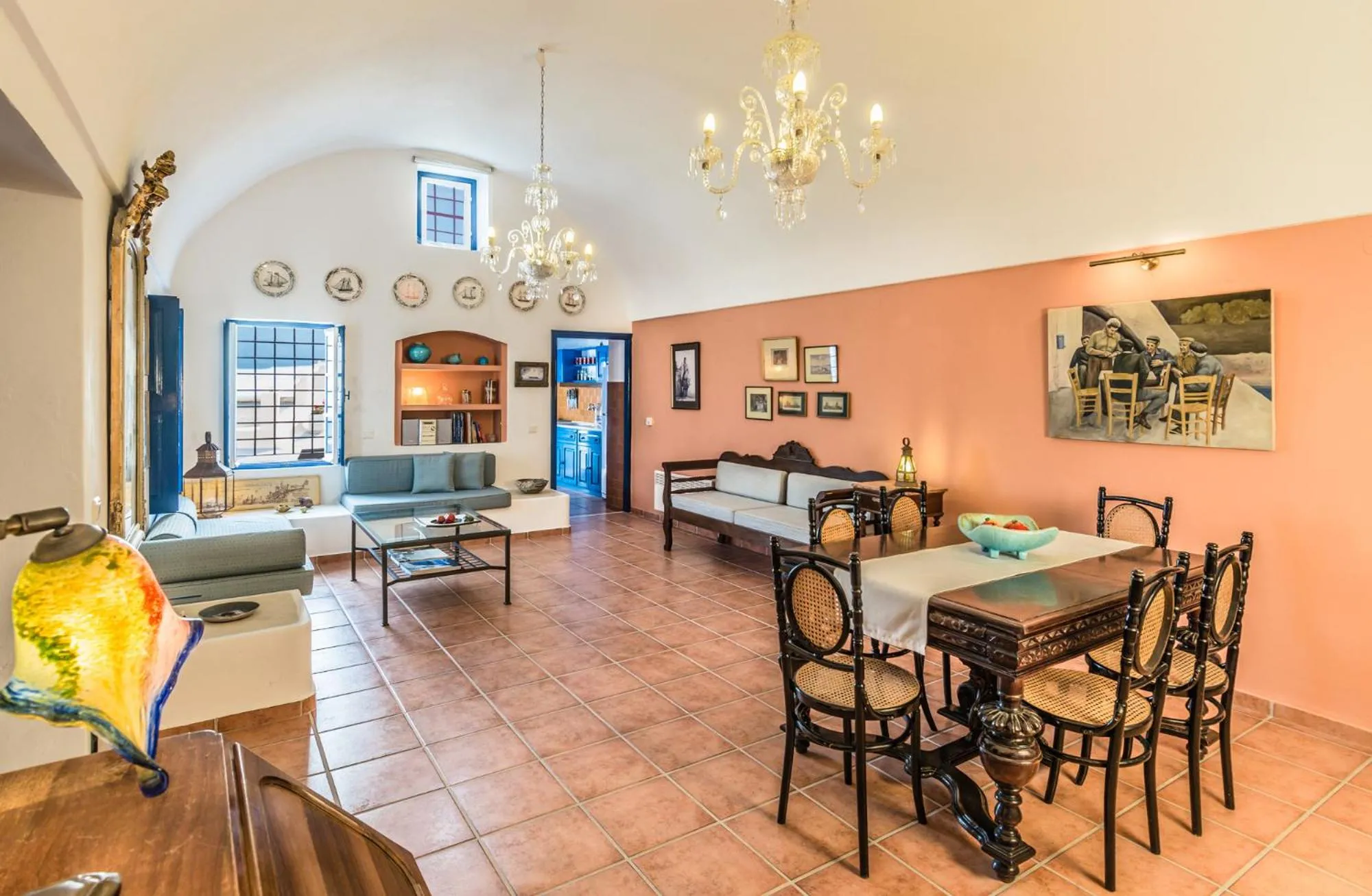 Dining area in Astraea House