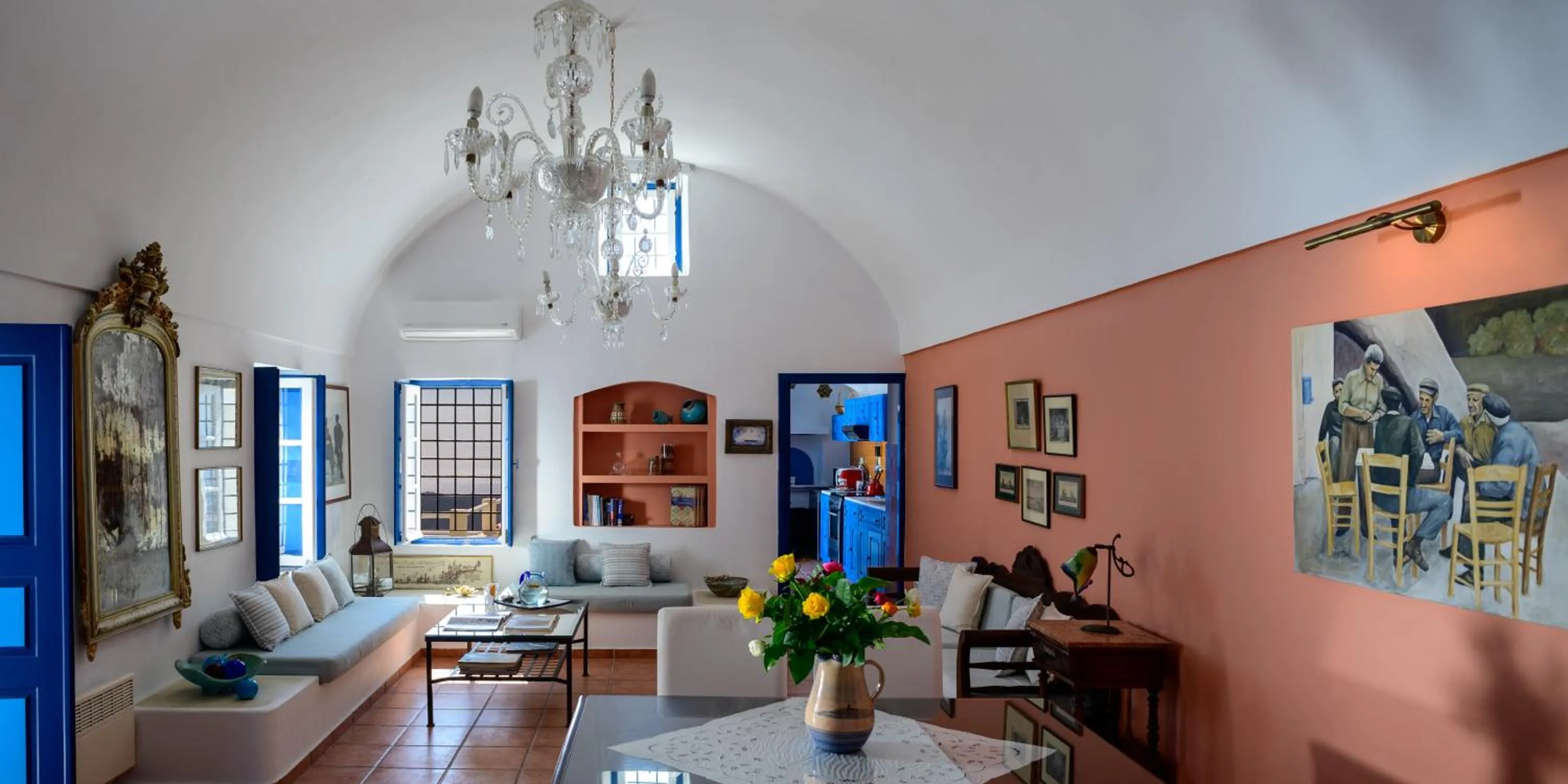 Living room in Astraea House
