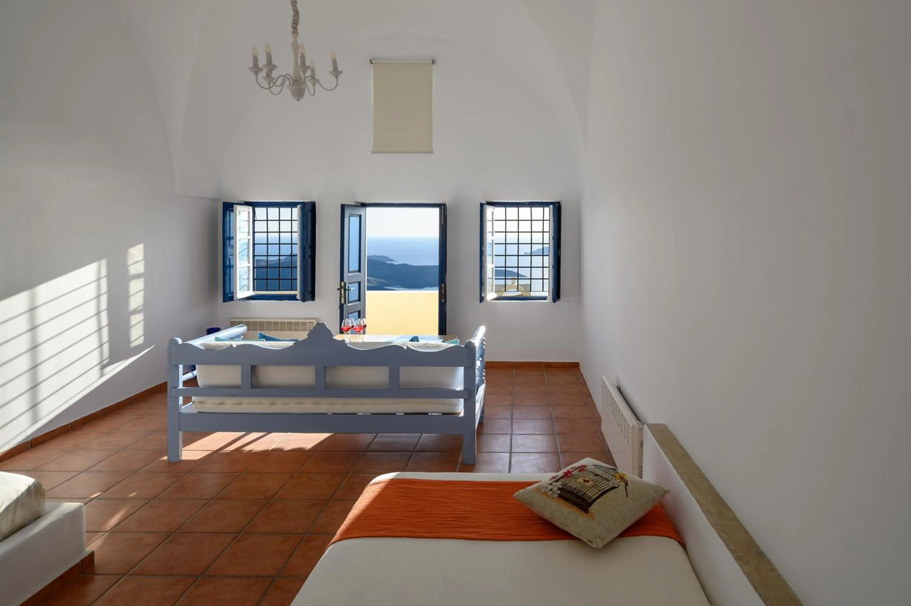Living room, Bed in Astraea House