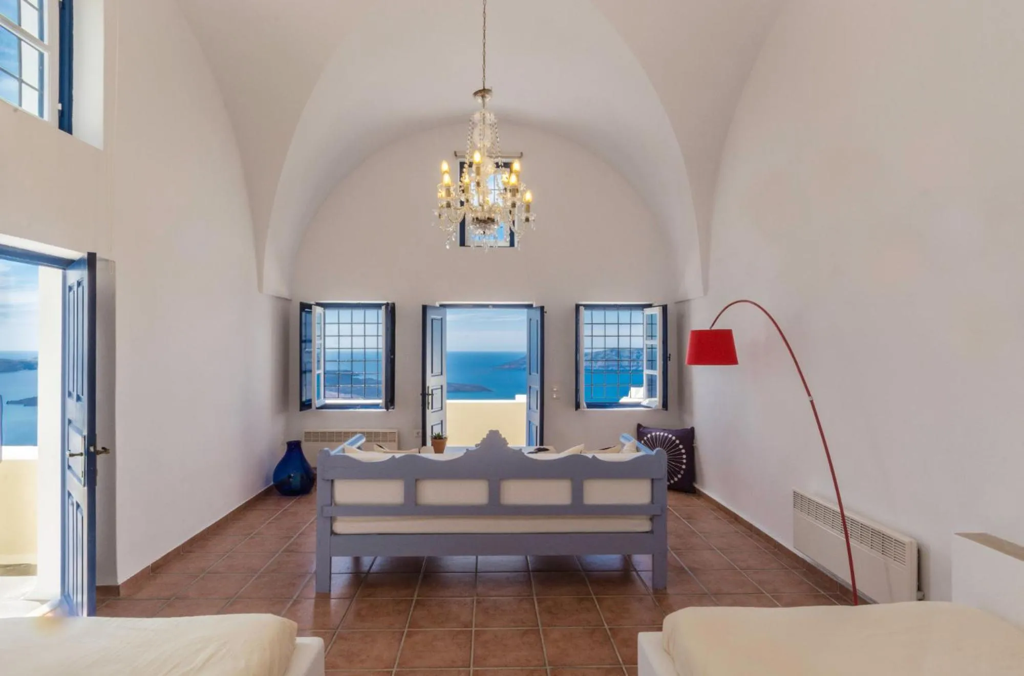 Seating area, Bed in Astraea House