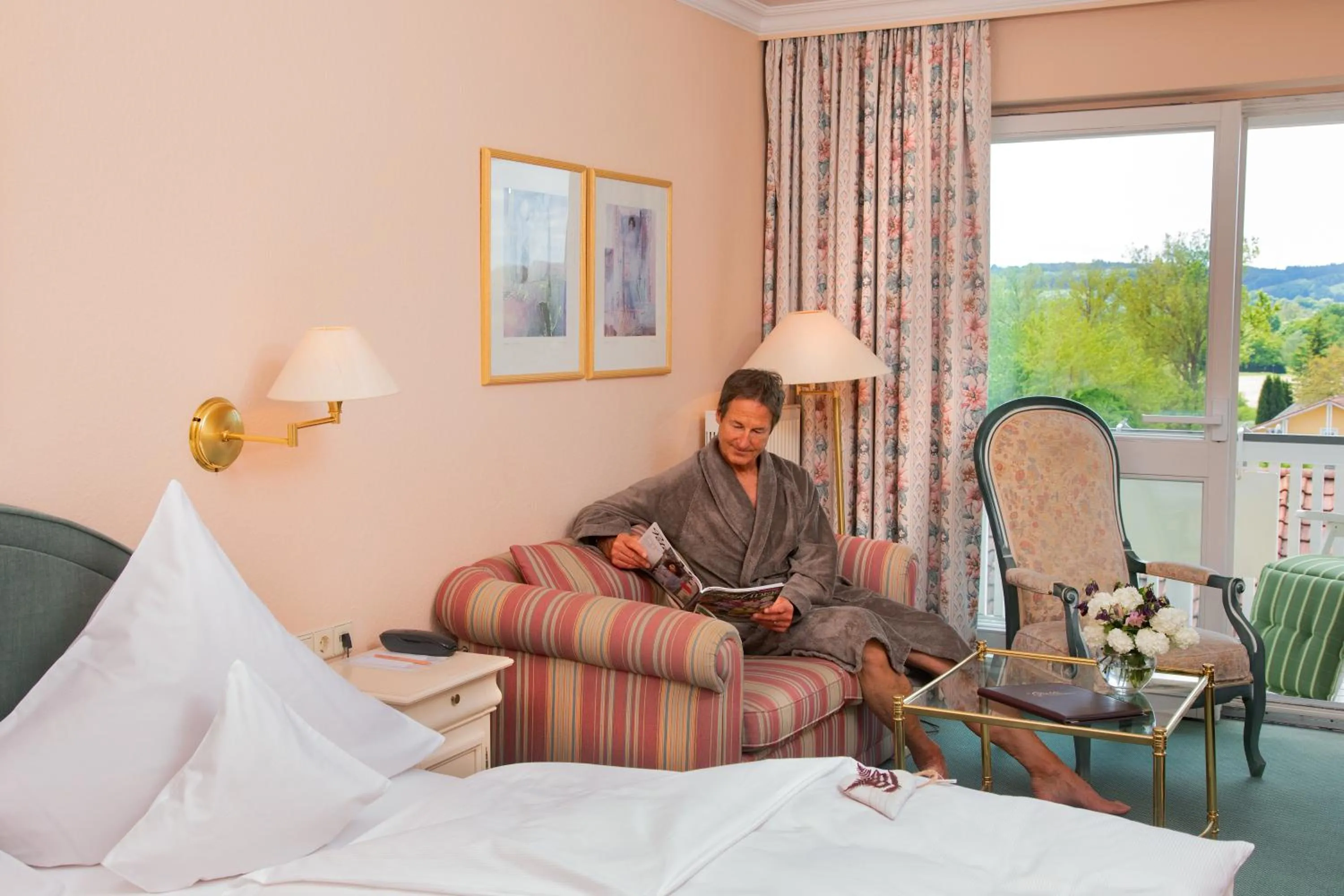 Photo of the whole room, Bed in Hotel Alter Weißbräu