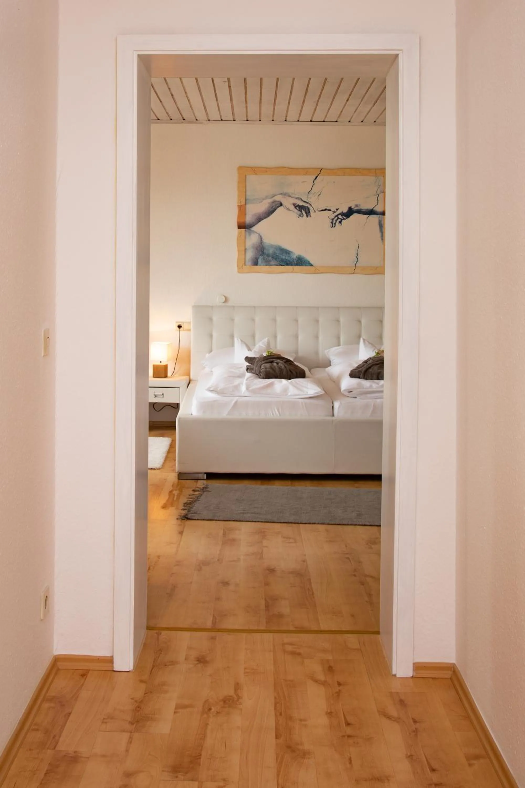 Photo of the whole room, Bed in Hotel Alter Weißbräu