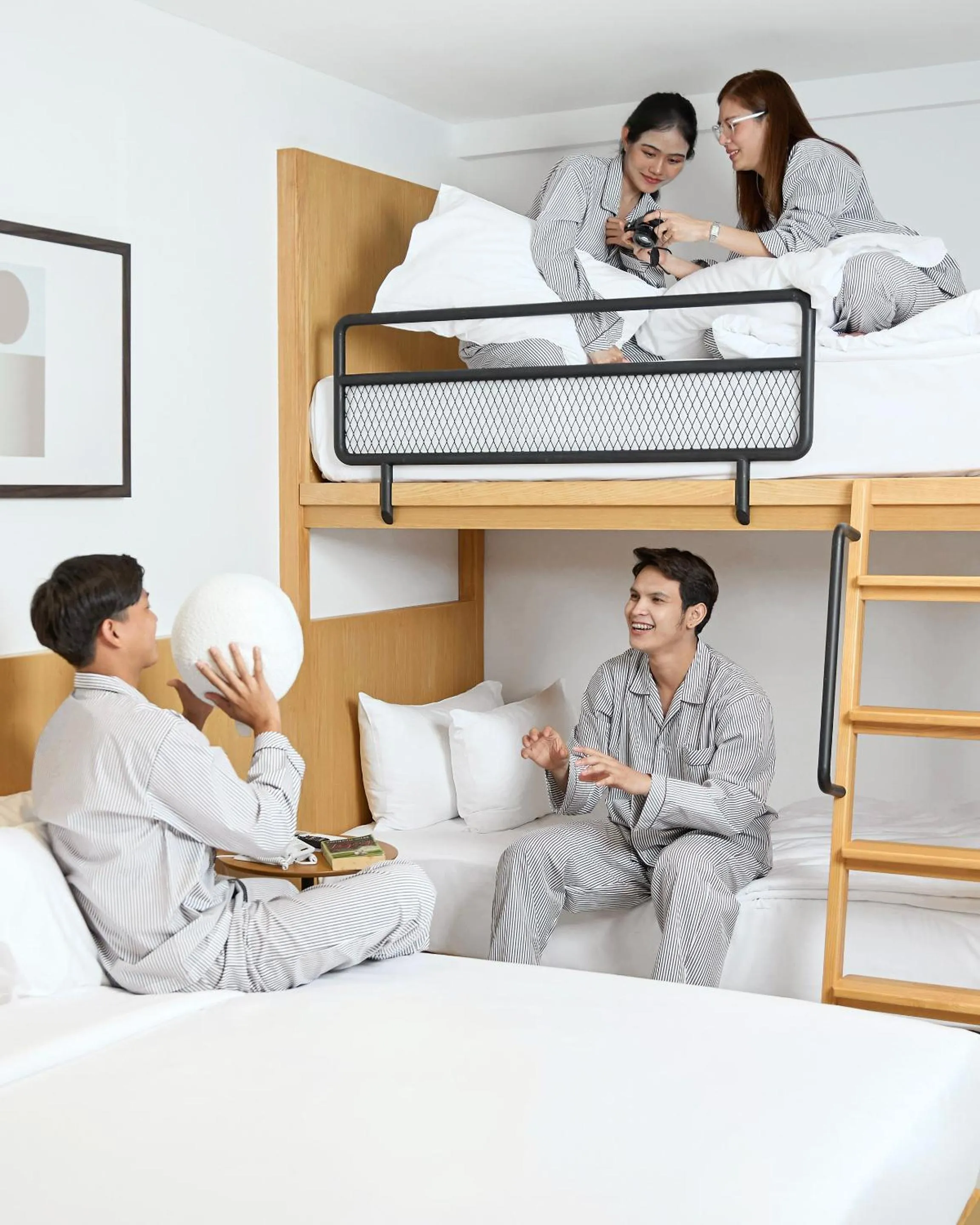 Bed in Livable Hotel Bangkok