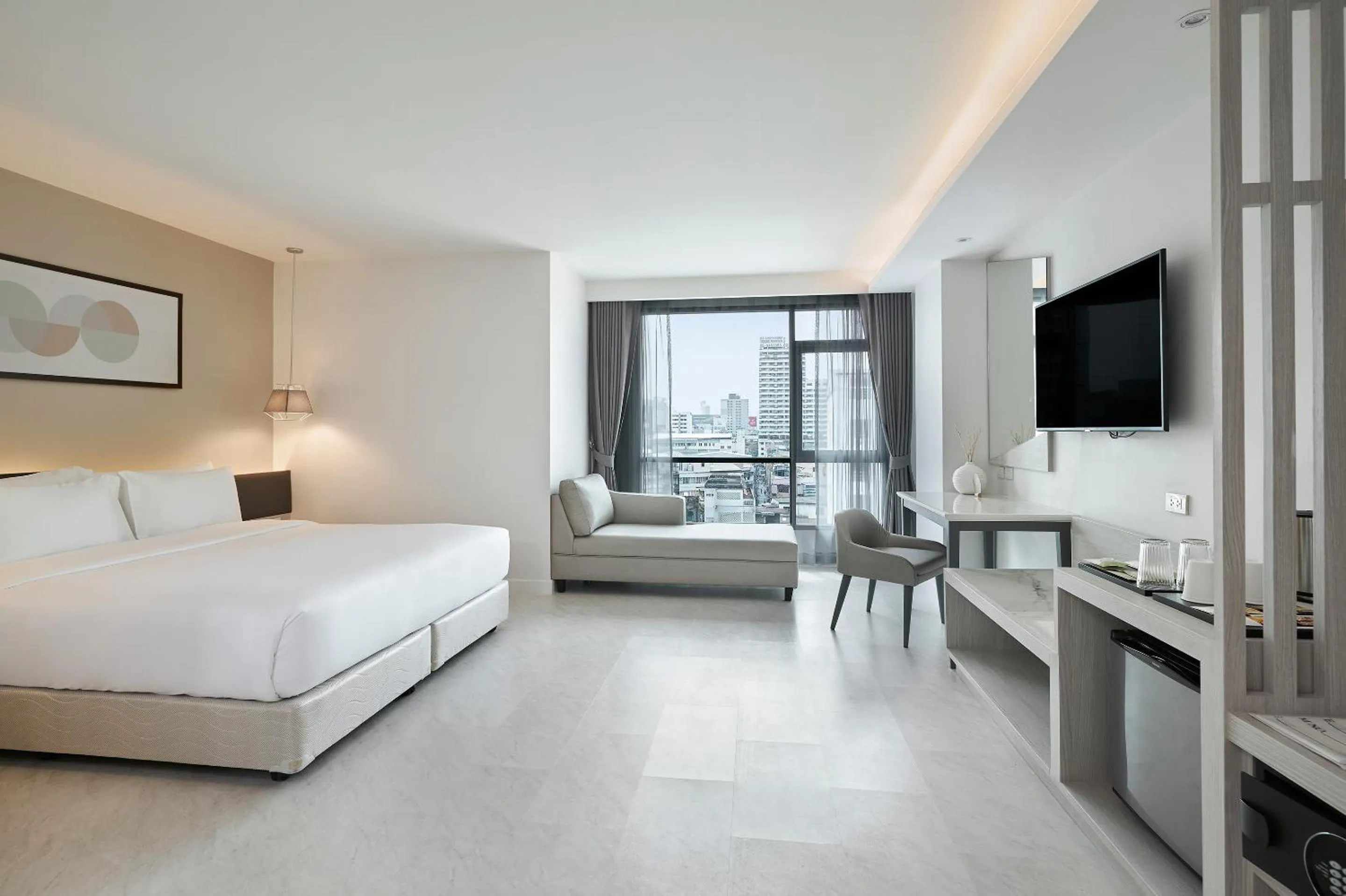 Bedroom, Bed in Livable Hotel Bangkok