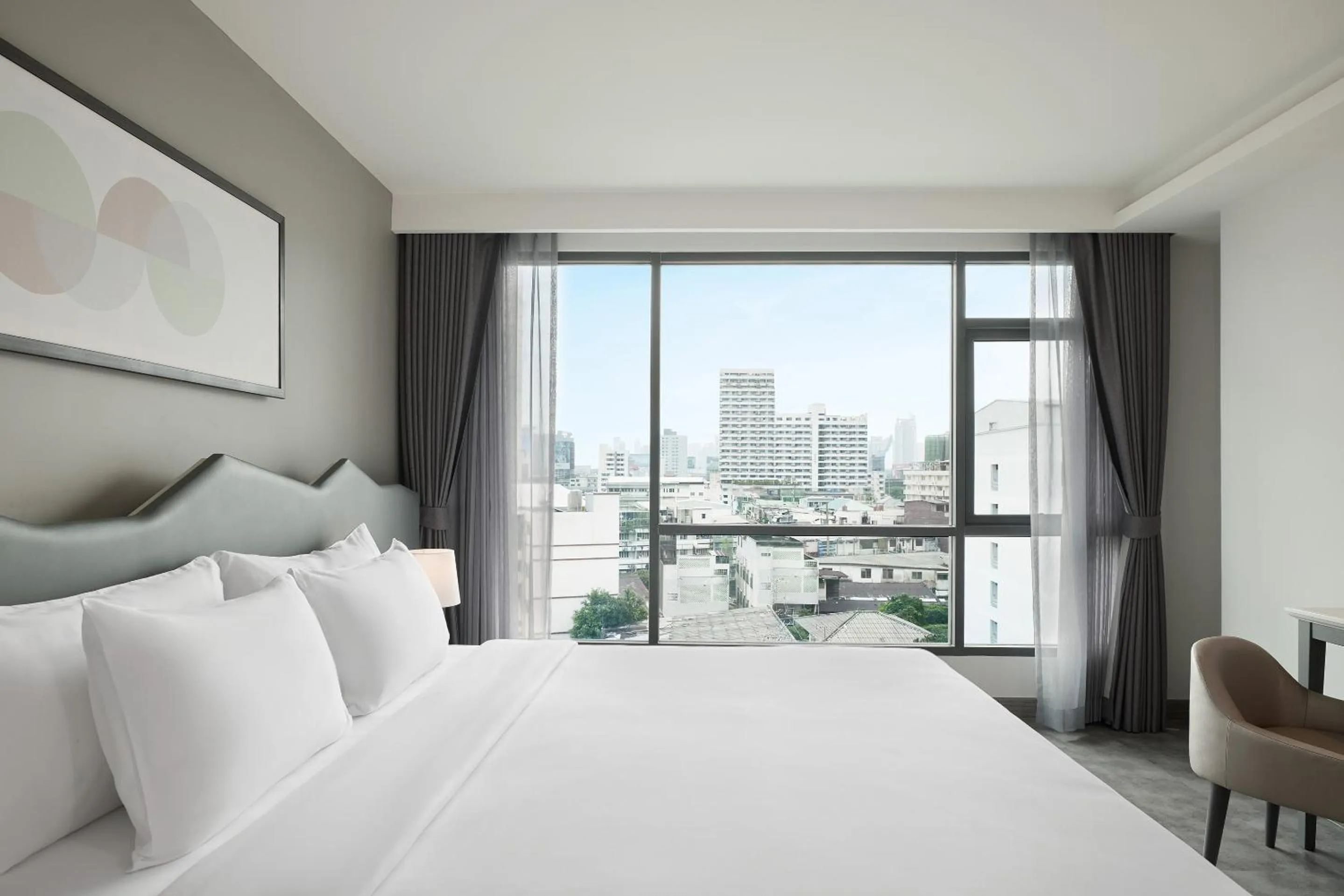 City view, Bed in Livable Hotel Bangkok