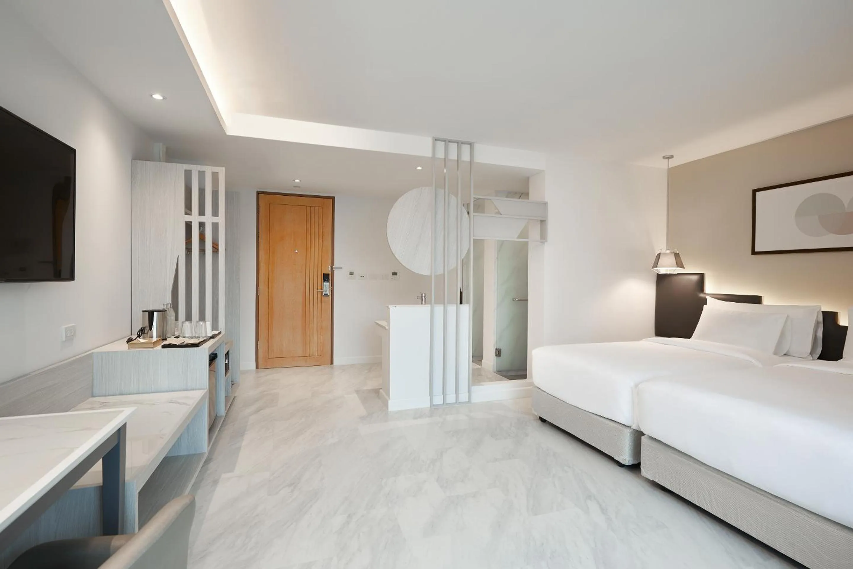 Photo of the whole room, Bed in Livable Hotel Bangkok