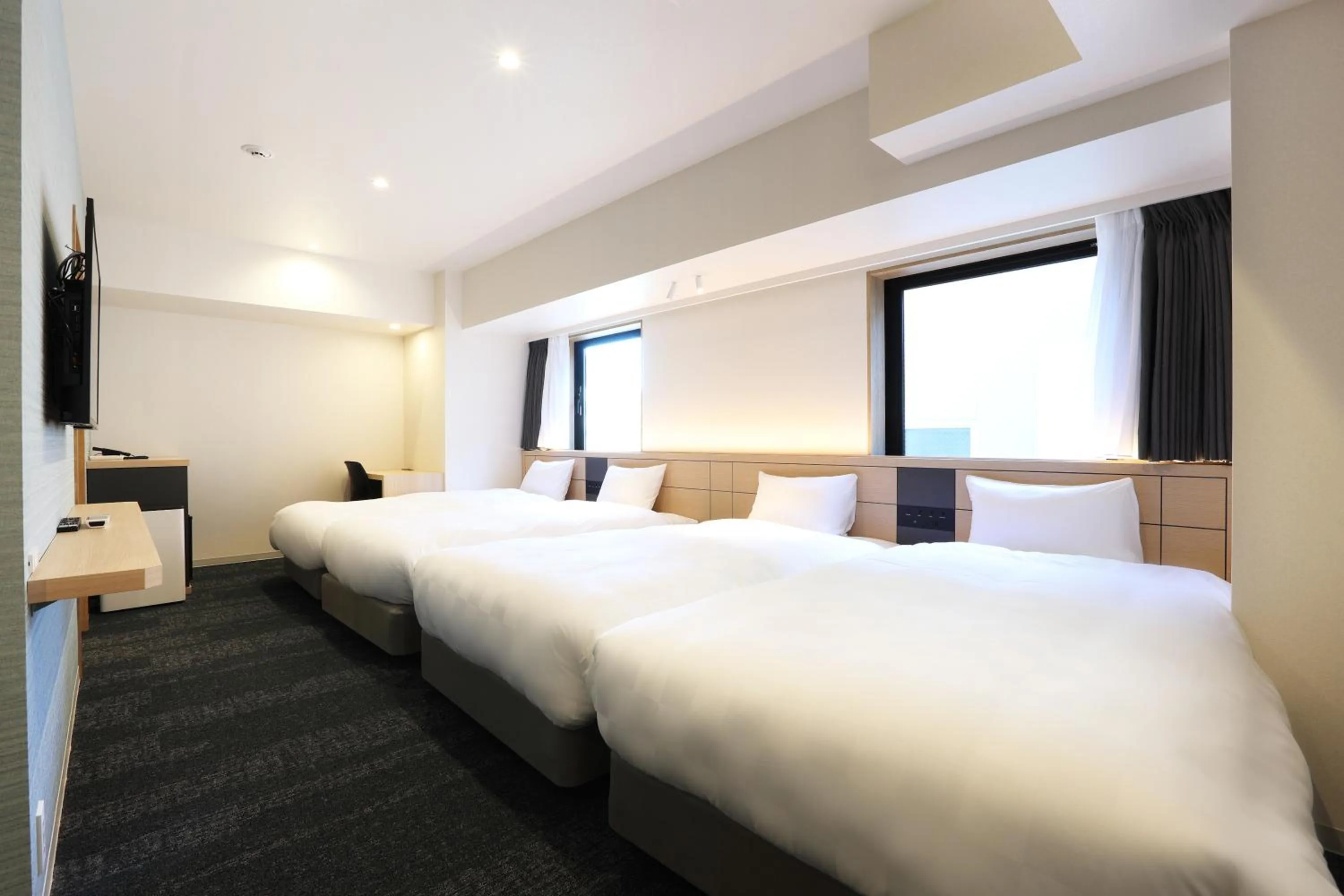 Photo of the whole room, Bed in Henn na Hotel Premier Nagoya Fushimiekimae