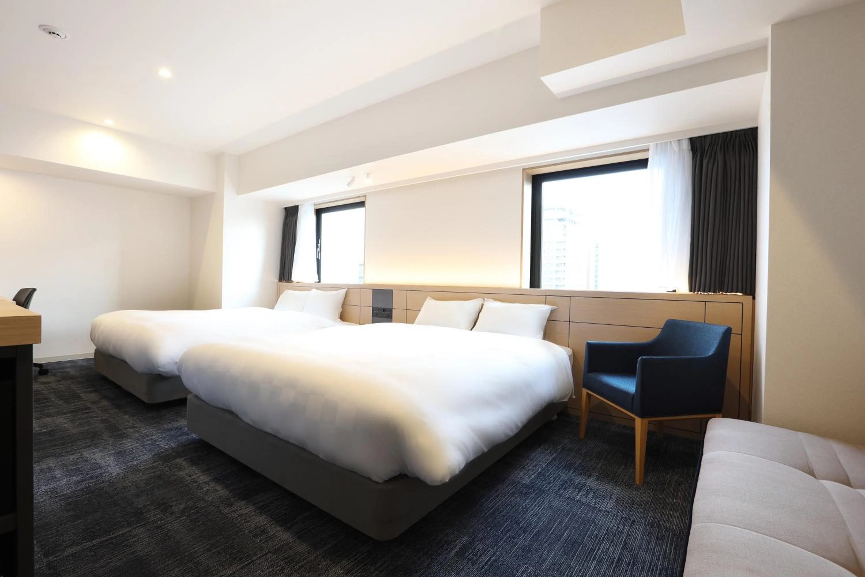 Photo of the whole room, Bed in Henn na Hotel Premier Nagoya Fushimiekimae