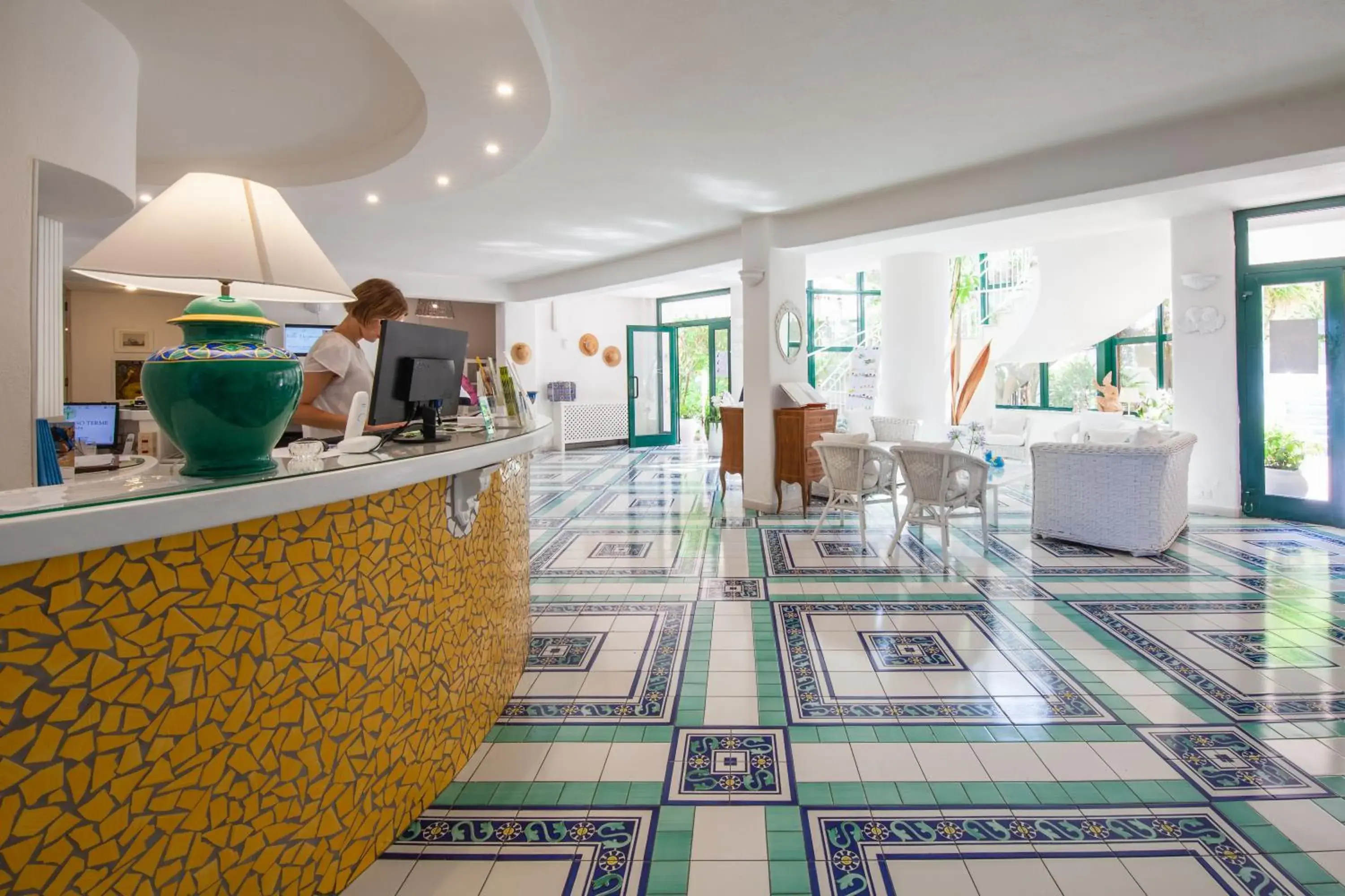 Lobby or reception in Paradiso Terme Resort & SPA con 5 piscine termali Lobby or reception in Paradiso Terme Resort & SPA con 5 piscine termali