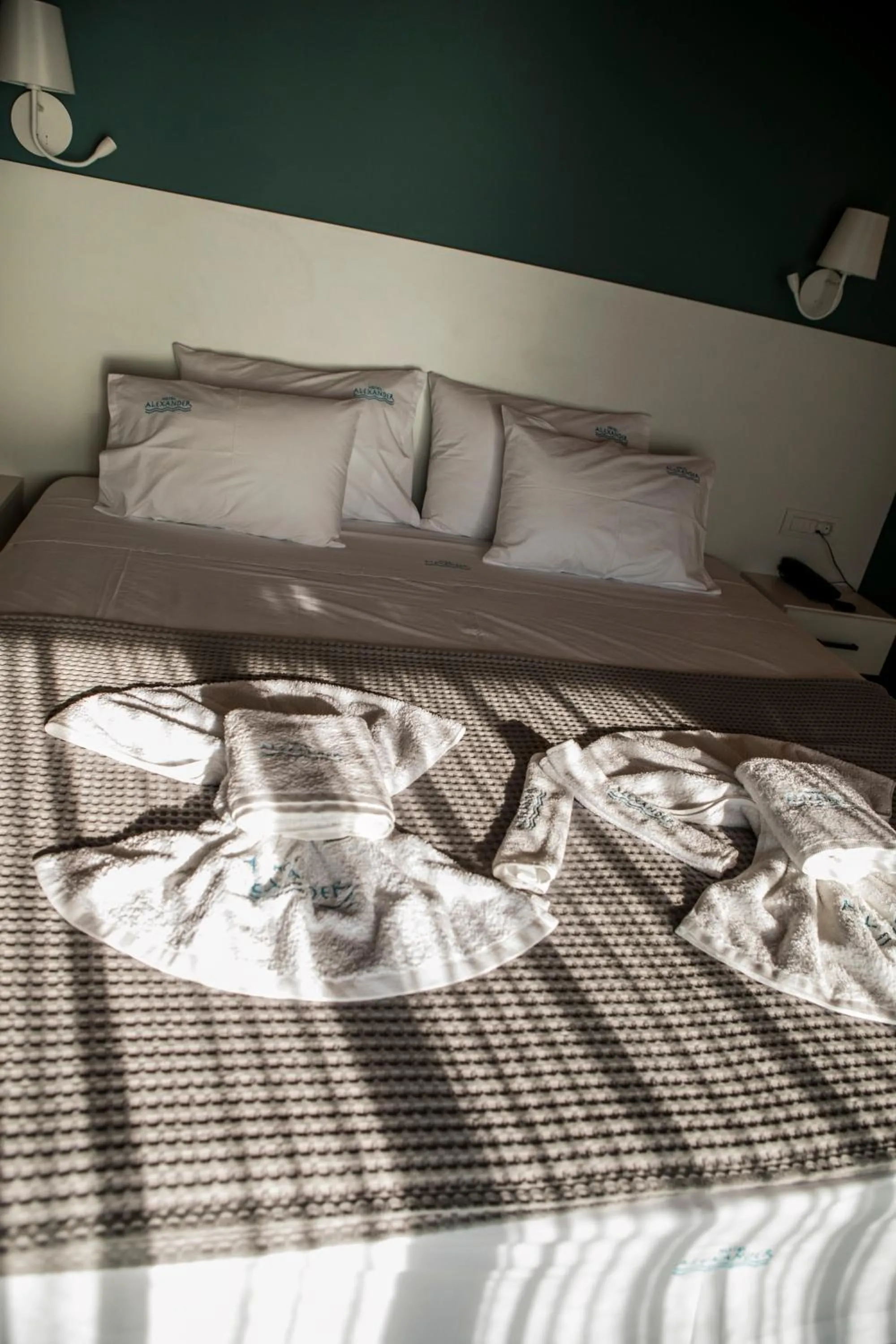 Bed in HOTEL ALEXANDER