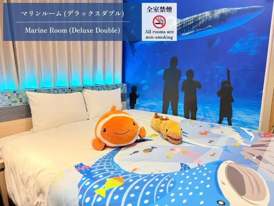 Bed in Henn na Hotel Premier Kagoshima Tenmonkan Bed in Henn na Hotel Premier Kagoshima Tenmonkan