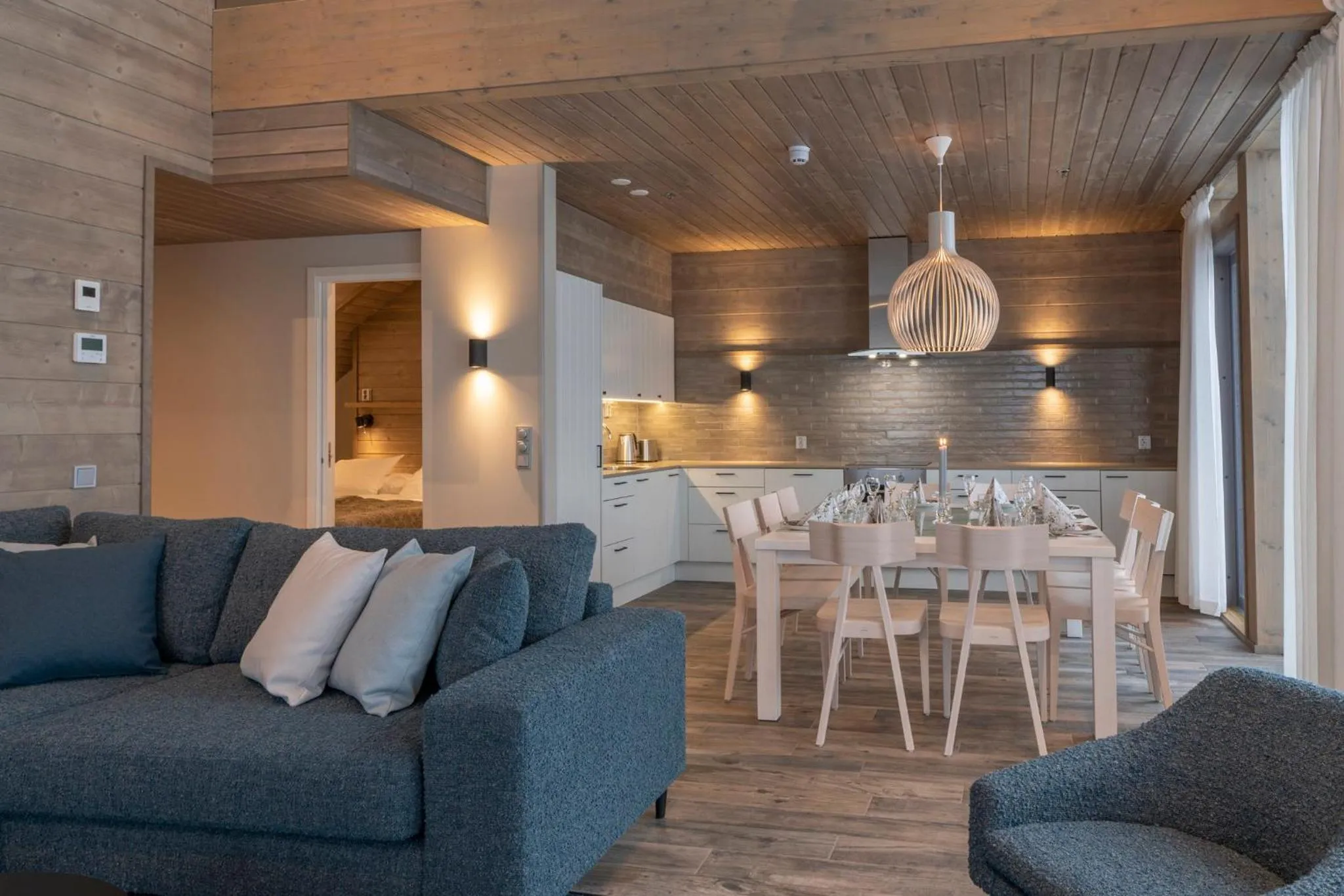 Dining area in Ski-Inn Kultakero