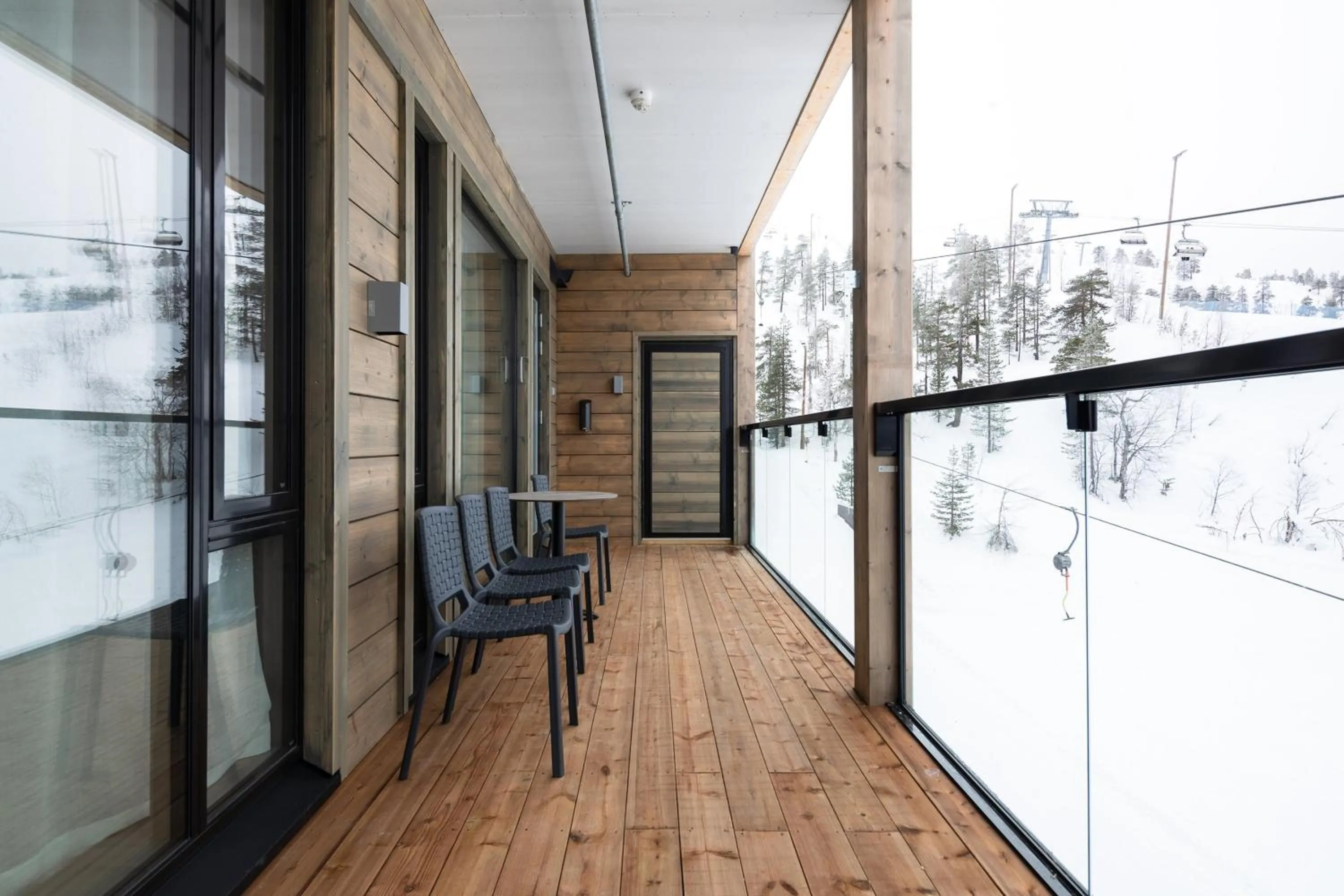 Balcony/Terrace in Ski-Inn Kultakero