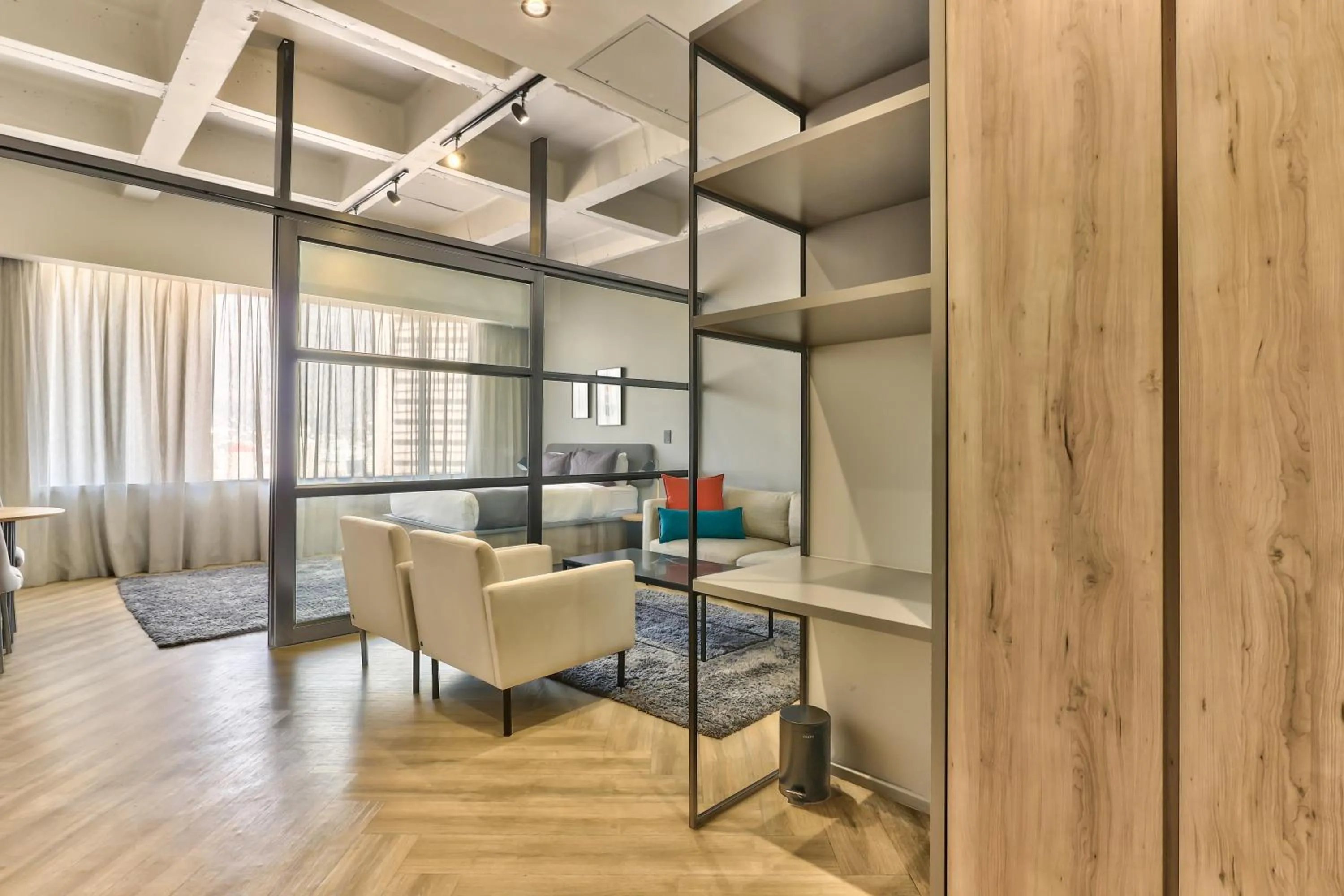 Bed in WINK Aparthotel One Thibault