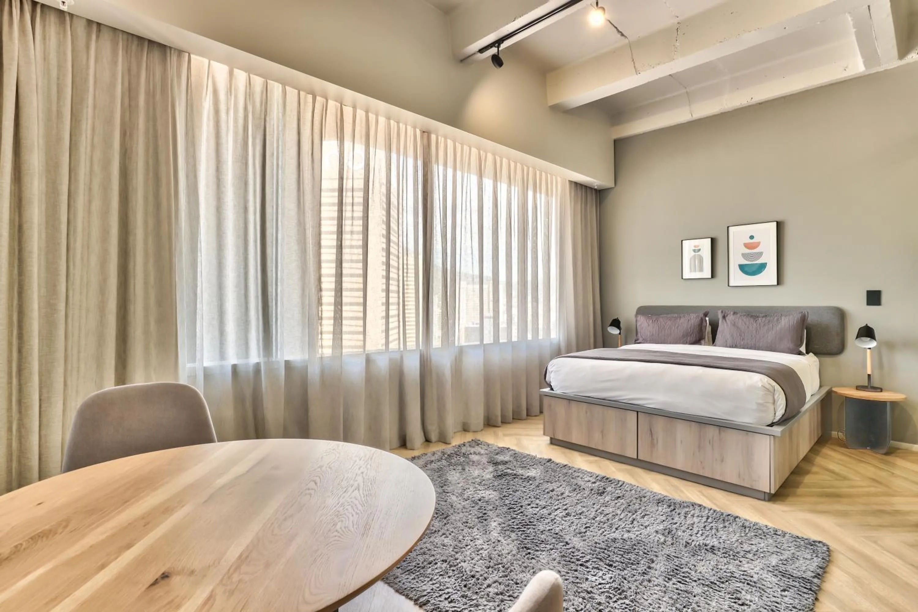 Bed in WINK Aparthotel One Thibault