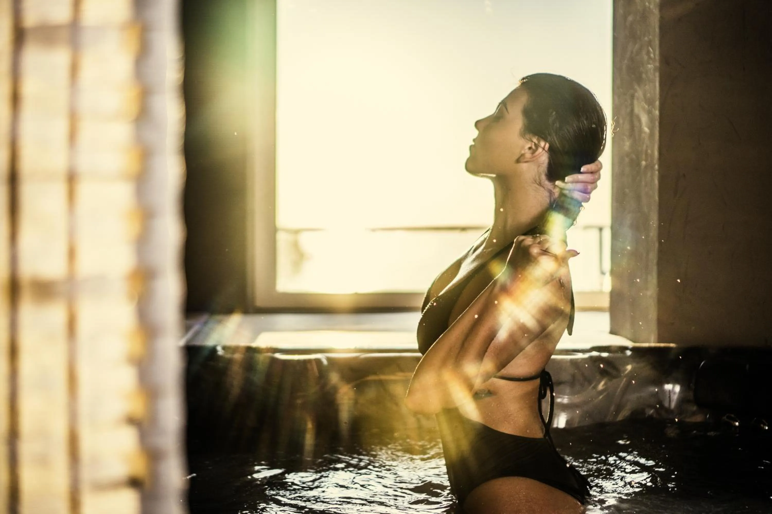 Hot Tub in Hotel Santa Caterina