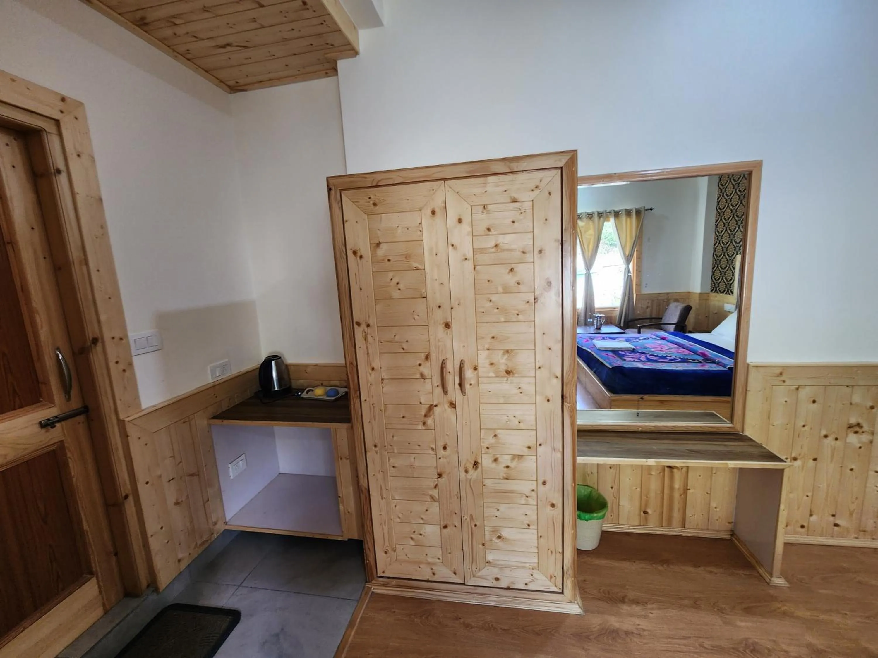 wardrobe in Luxury Planet Resort Manali