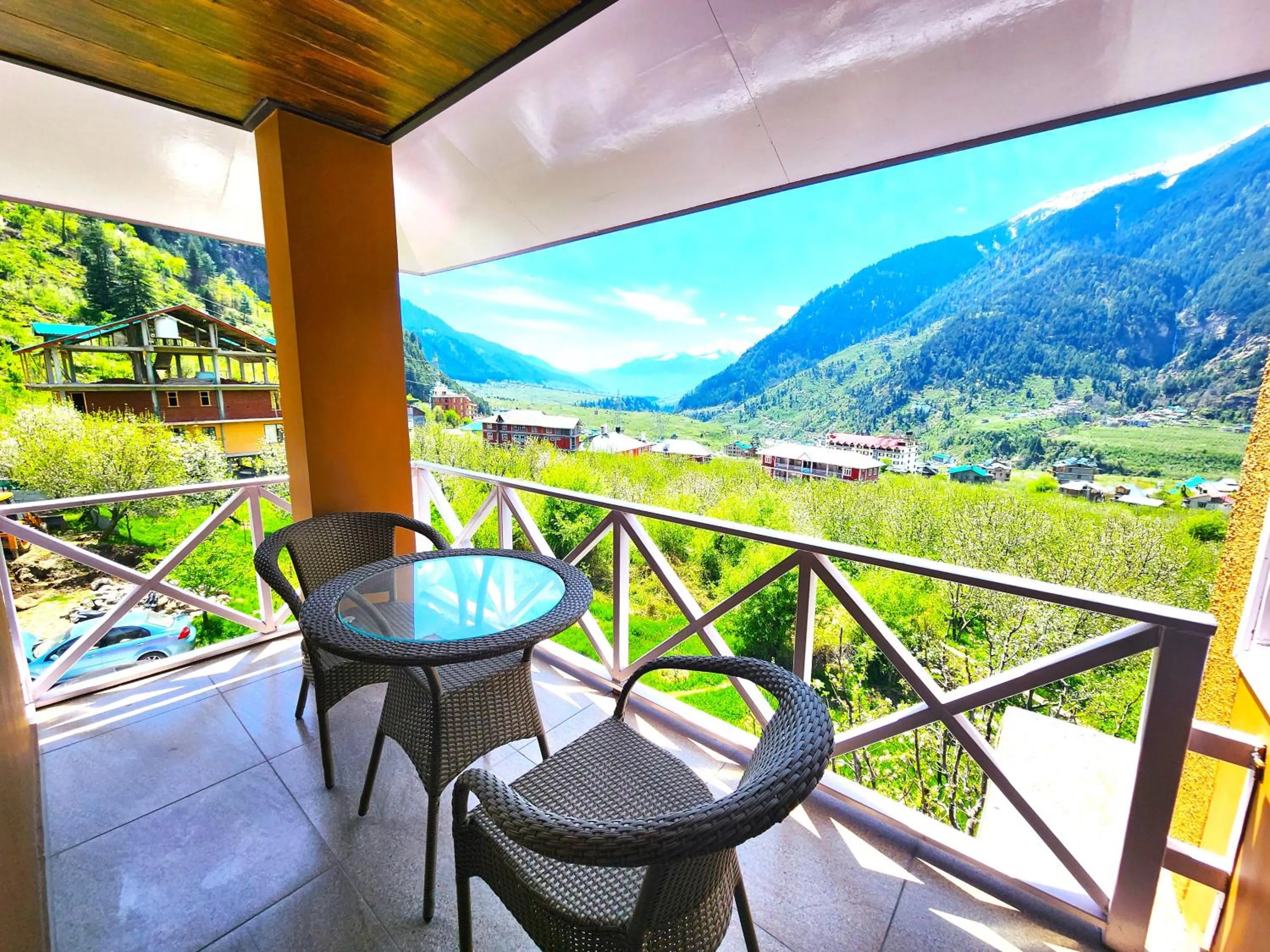 Balcony/Terrace in Luxury Planet Resort Manali