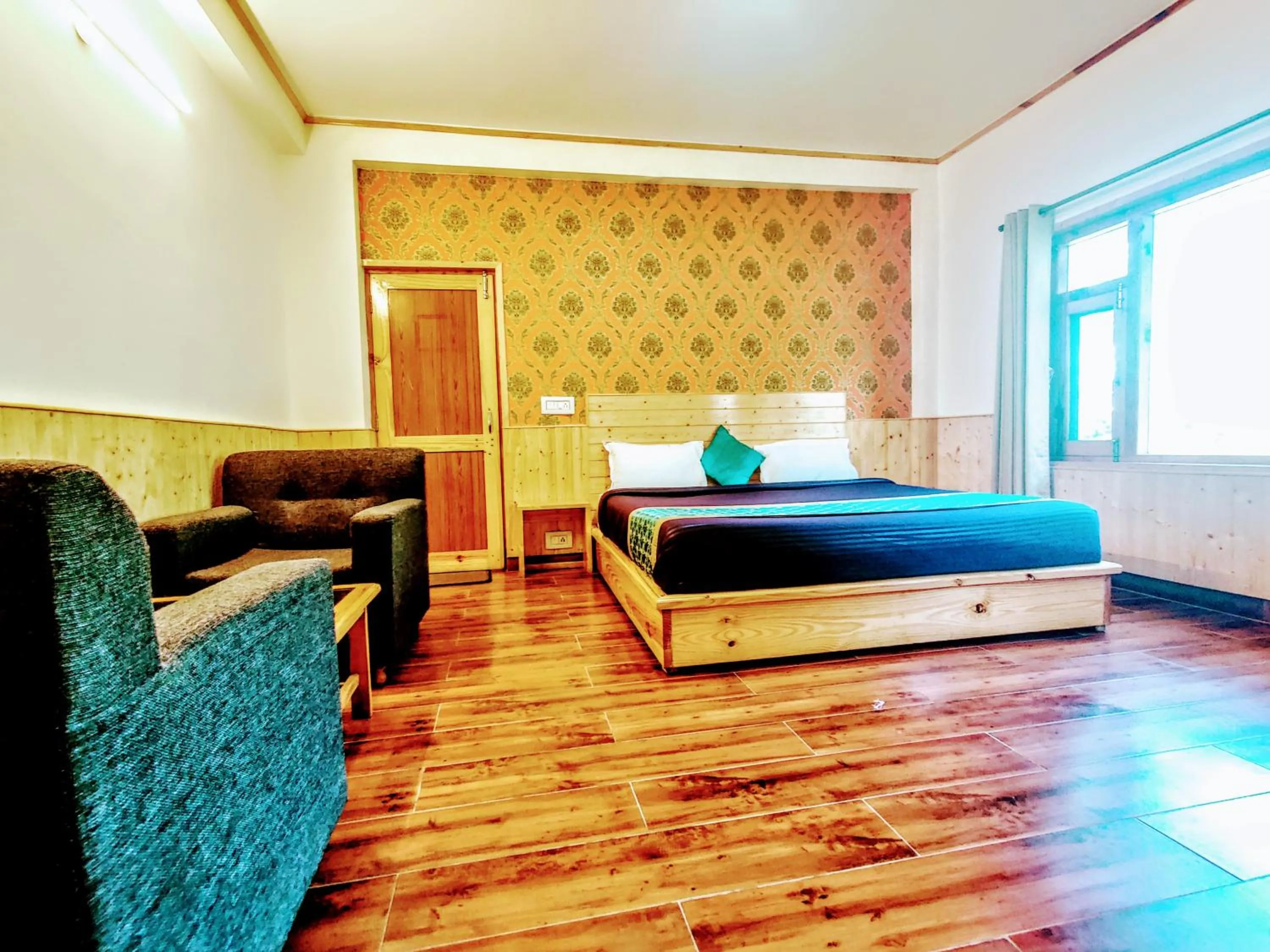 Bed in Luxury Planet Resort Manali